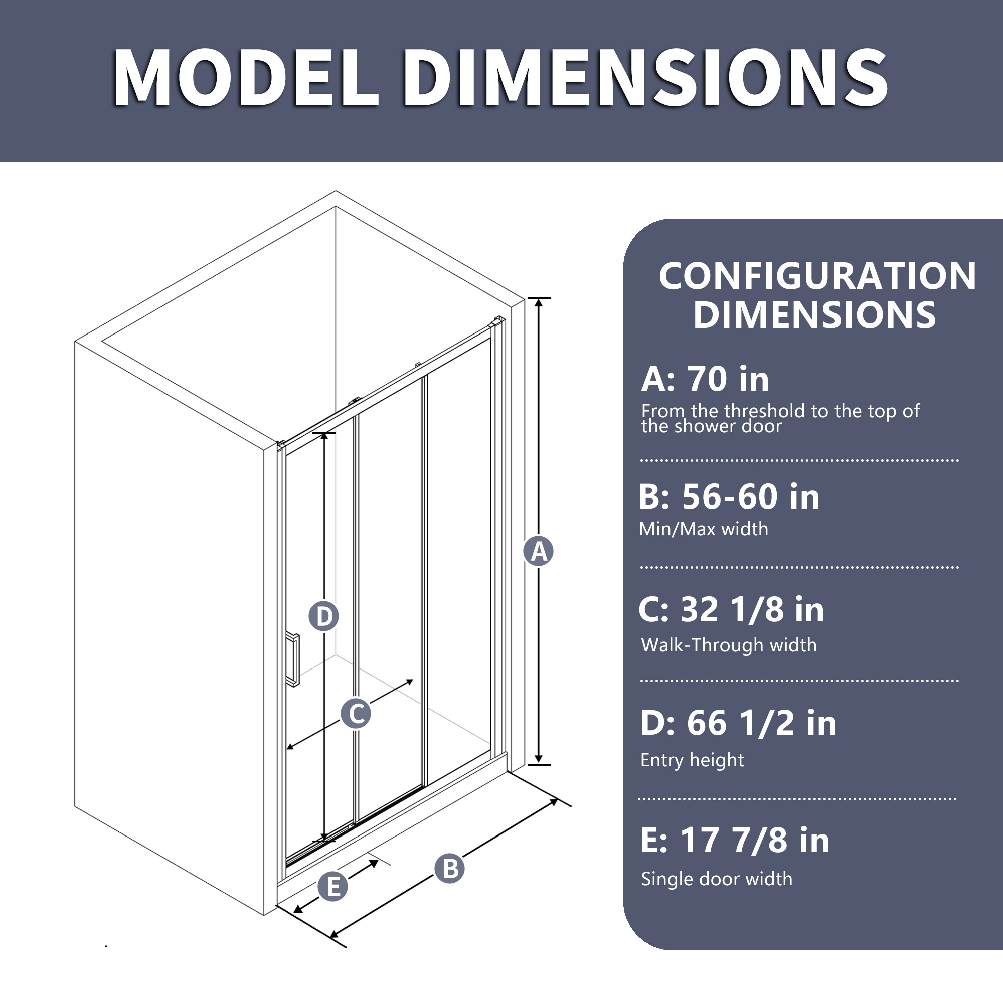 AAZJ BG-AC-6036-M Shower-Doors - View #7