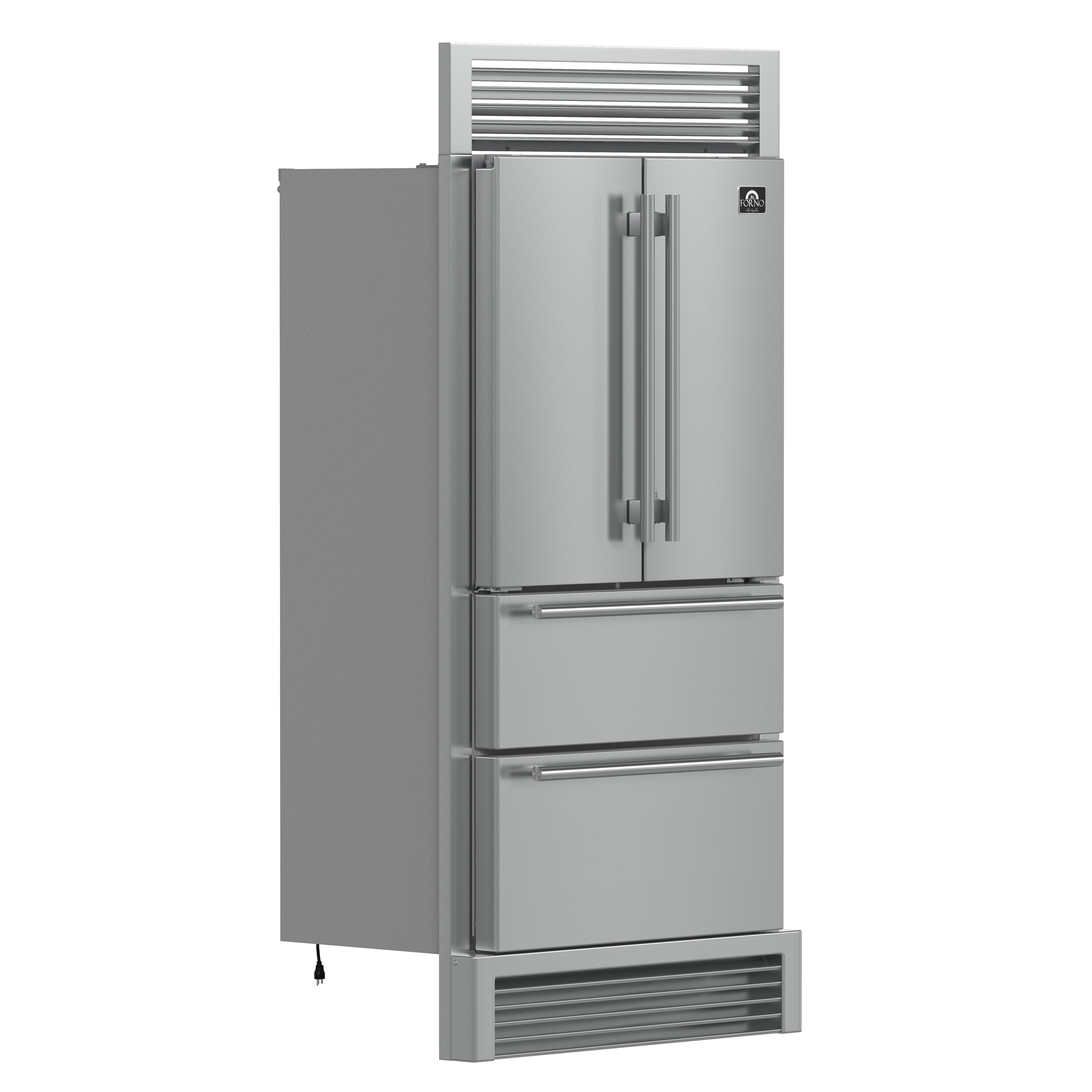 FORNO FFRBI1820-40SG French-Door-Refrigerators - View #3