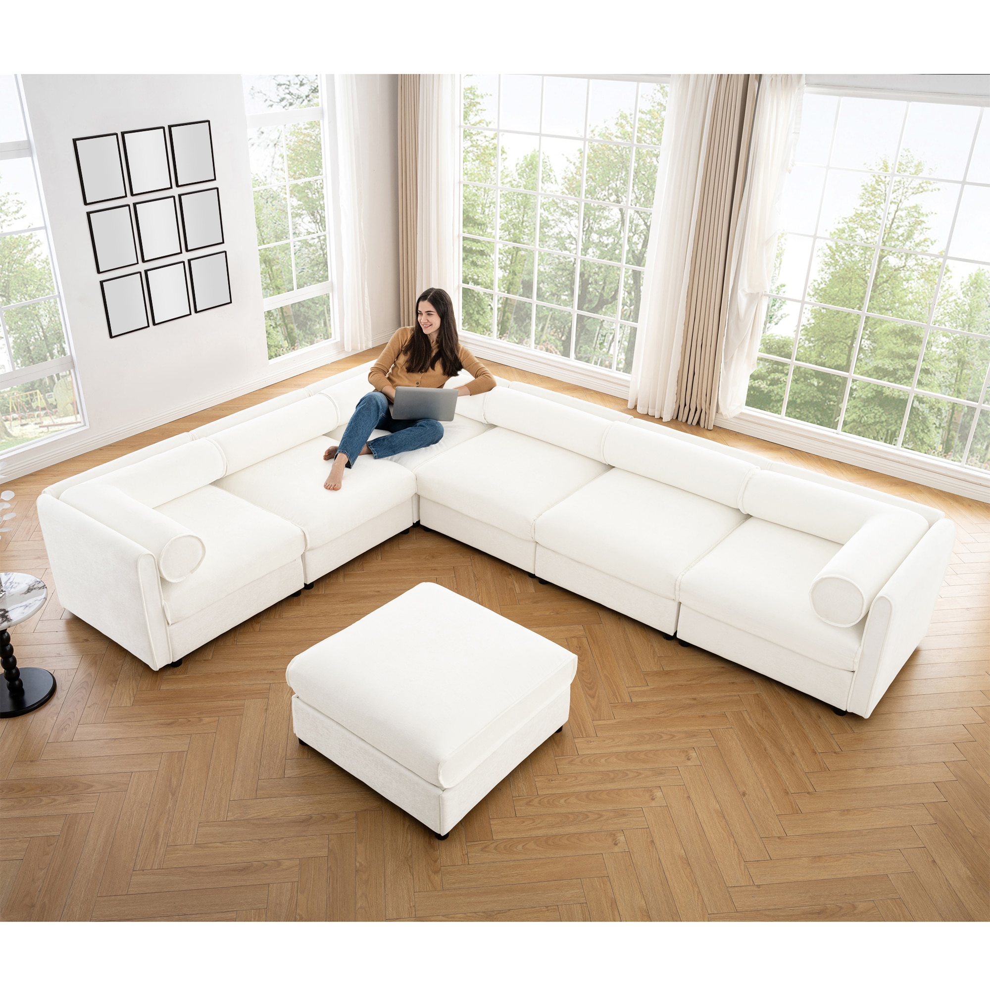 SINOFURN SYA020331BG Sofas-Loveseats - View #7