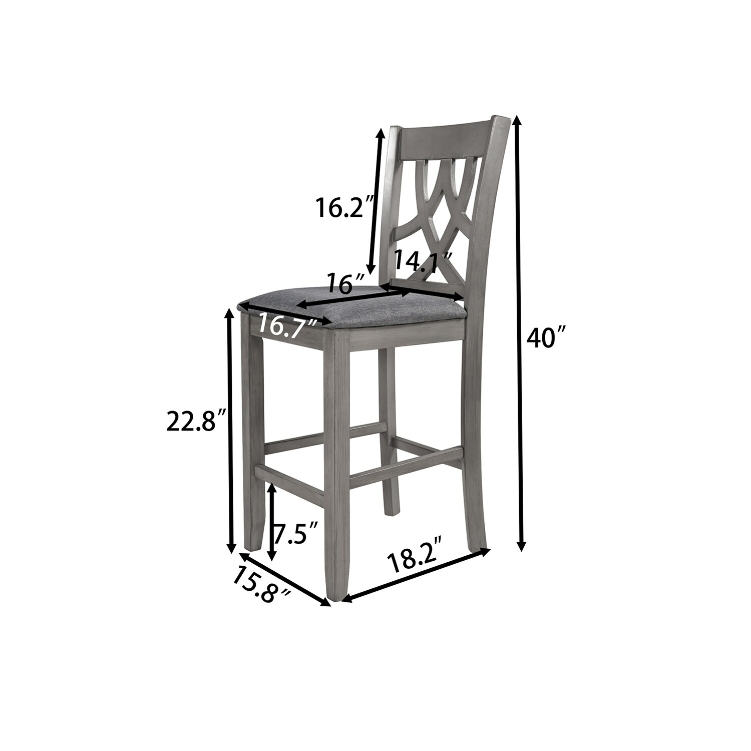 SINOFURN SYA010066GY Dining-Chairs - View #2