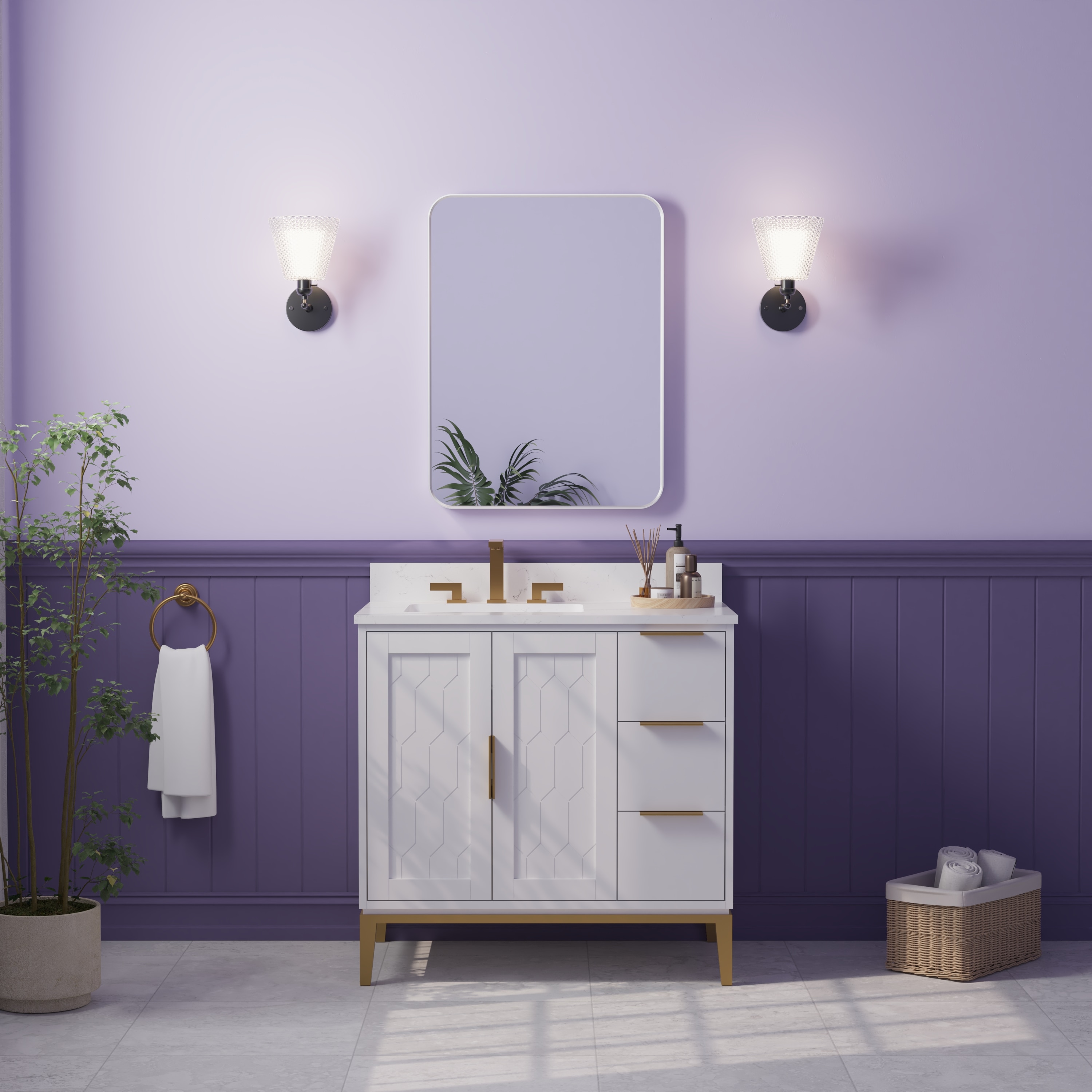 WELLFOR DTG-301CP12 Framed-Bath-Mirrors - View #5
