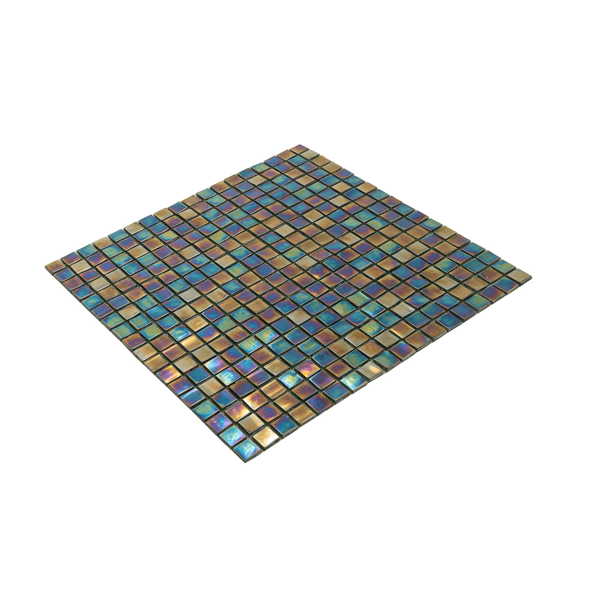 Apollo Tile Skosh Rainbow Green 11-1/2-in x 11-1/2-in Glossy Glass Uniform Squares Floor and Wall Tile (18.69-sq. ft/ Carton)