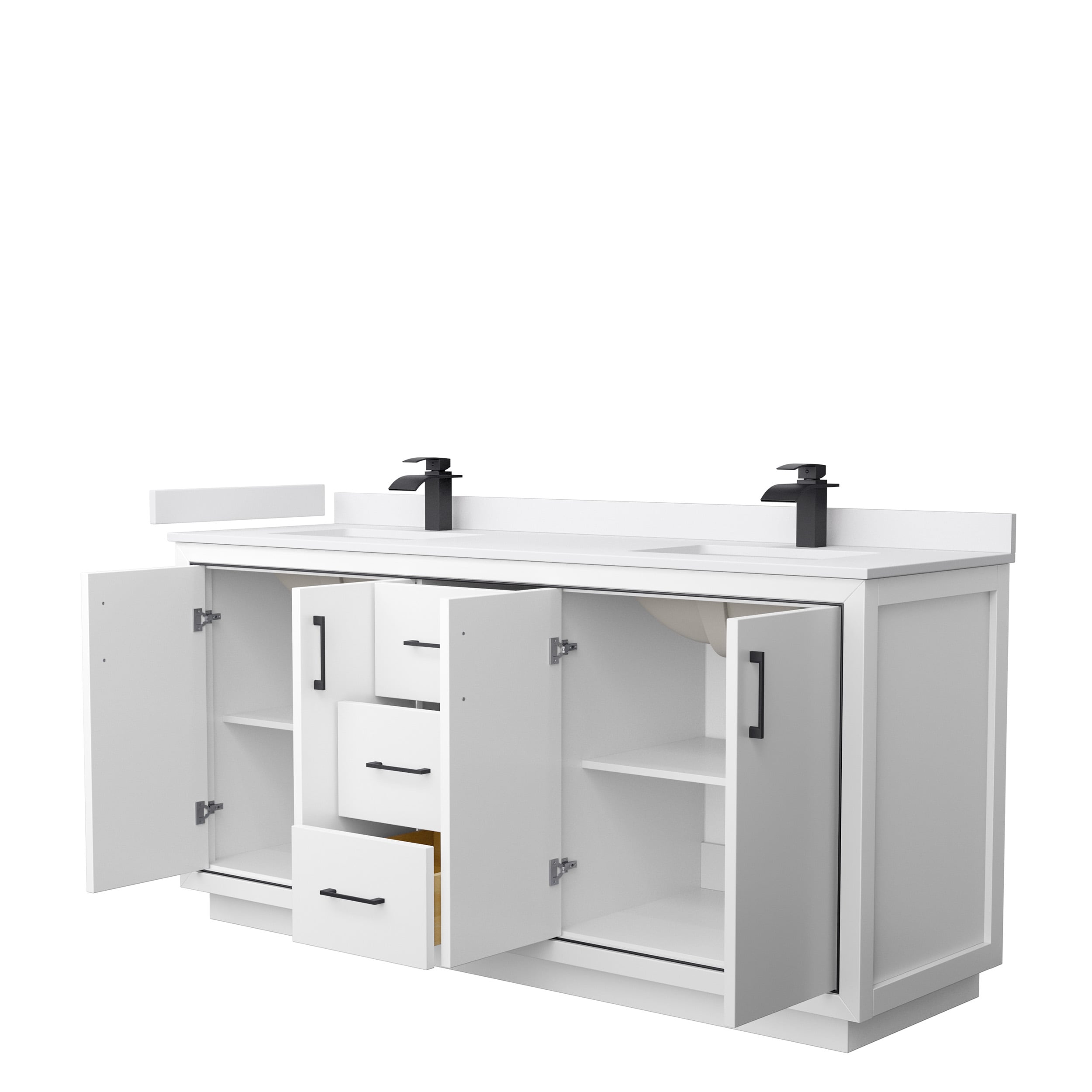 Wyndham Collection WCF111172DWBWCUNSMXX Bath-Vanity-Combo - View #2