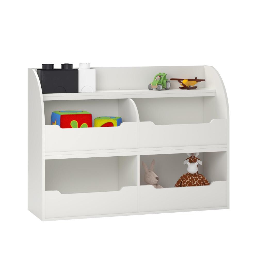 Ameriwood Home Mia White 3-Shelf Bookcase (48.78-in W x 35.79-in H x 15 ...