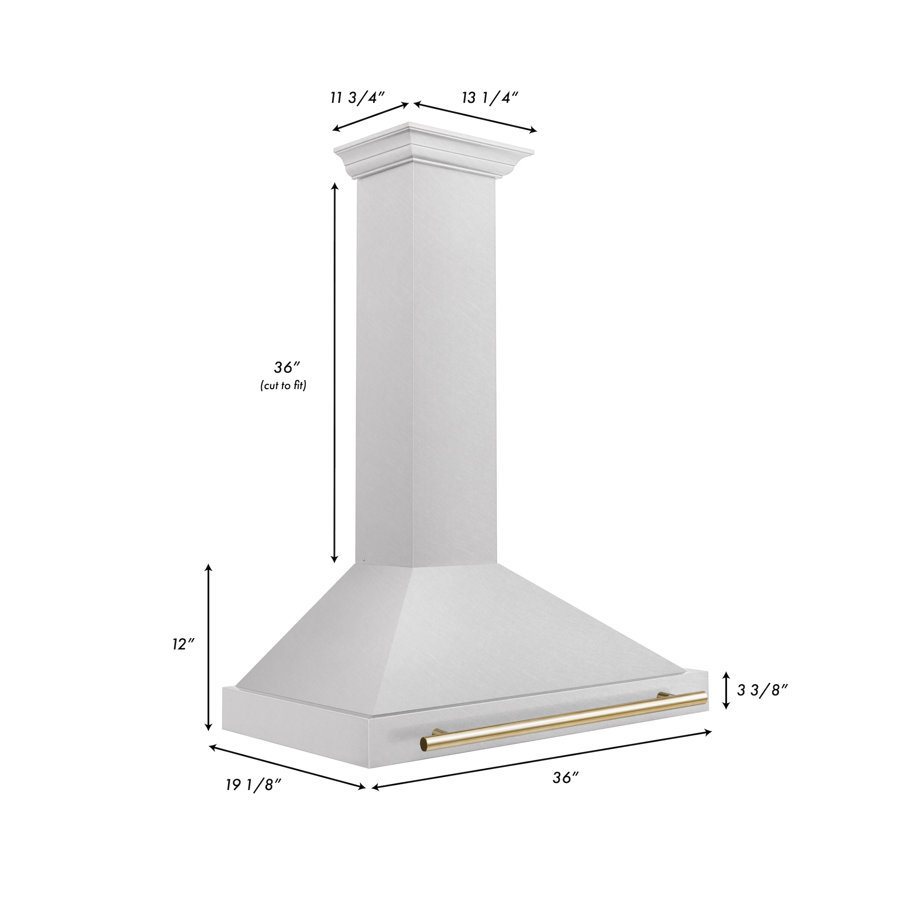 ZLINE KITCHEN & BATH KB4SNZ-36-G Wall-Mounted-Range-Hoods - View #3