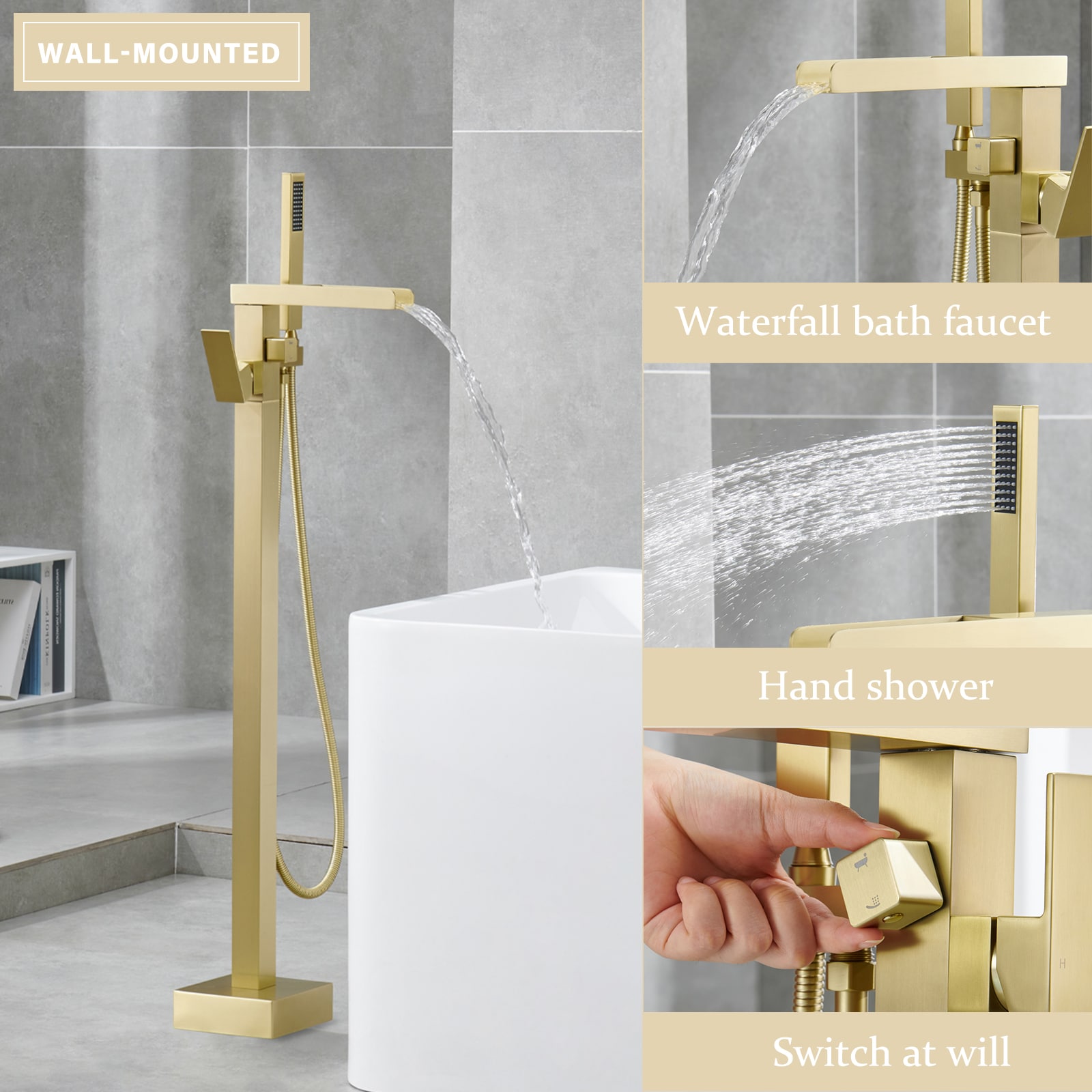 Flynama L-147525 Roman-Tub-Faucets - View #7