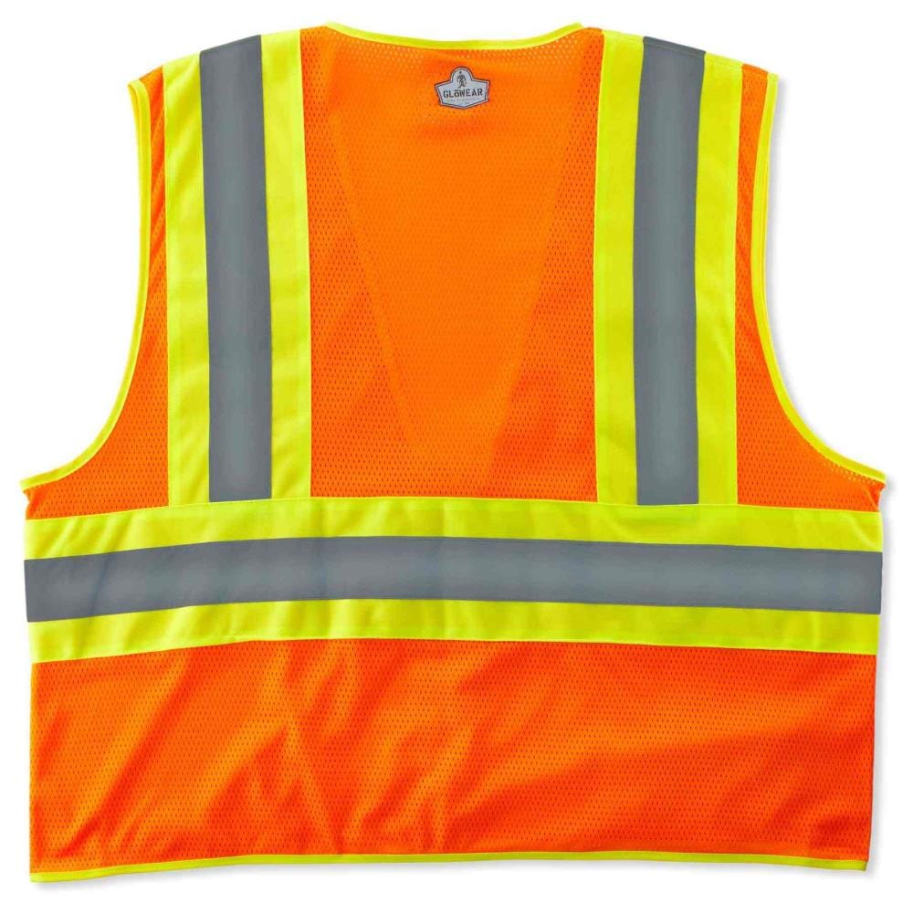 GloWear Orange Polyester High Visibility (Ansi Compliant) Enhanced ...