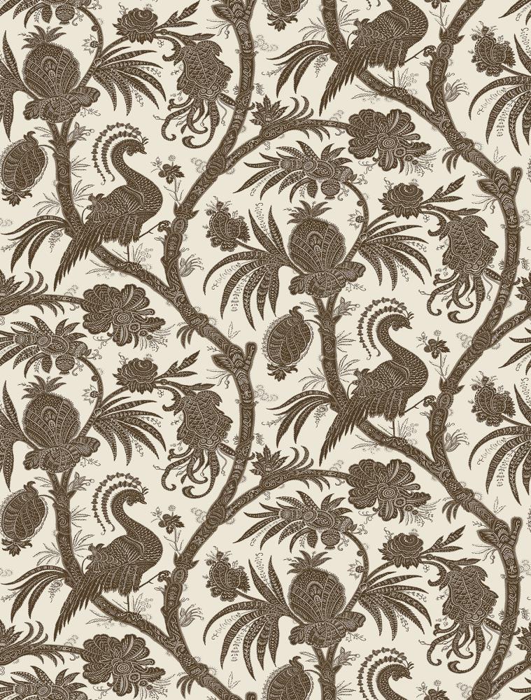 Scalamandre SCS3878 30.75-sq ft White Vinyl Floral Self-adhesive Peel and Stick Wallpaper
