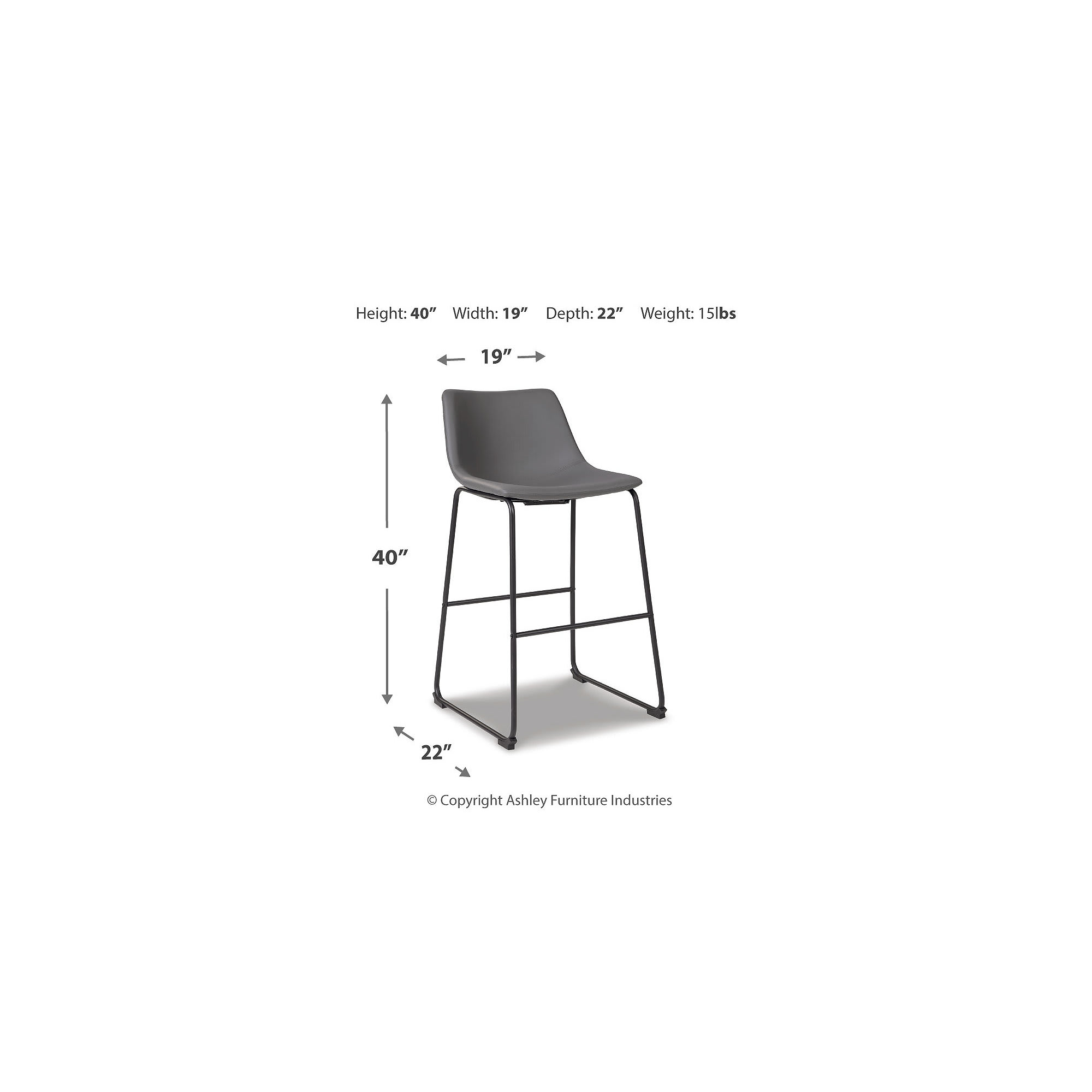 Signature Design by Ashley 038-273D stools - View #6