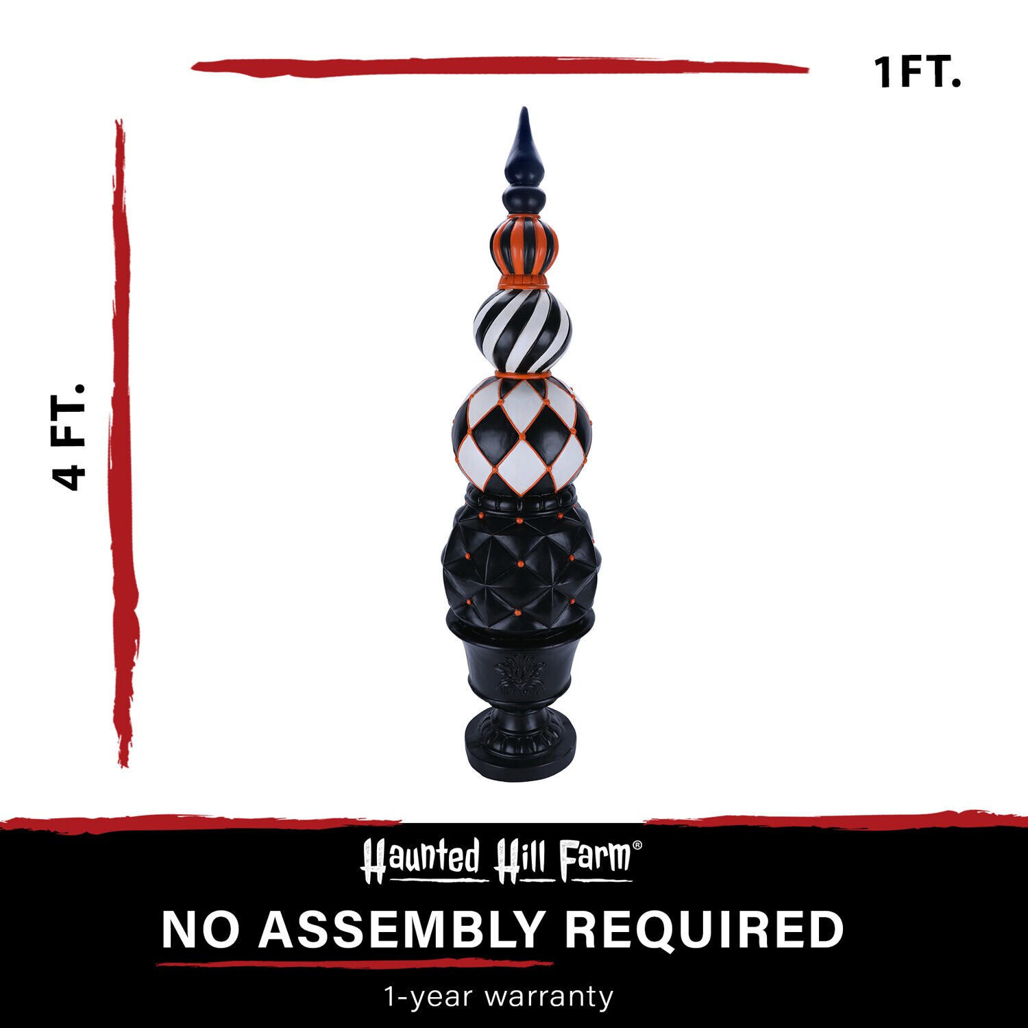 Haunted Hill Farm HHRS050-0FIN-MLT Table-Halloween-Decor - View #4