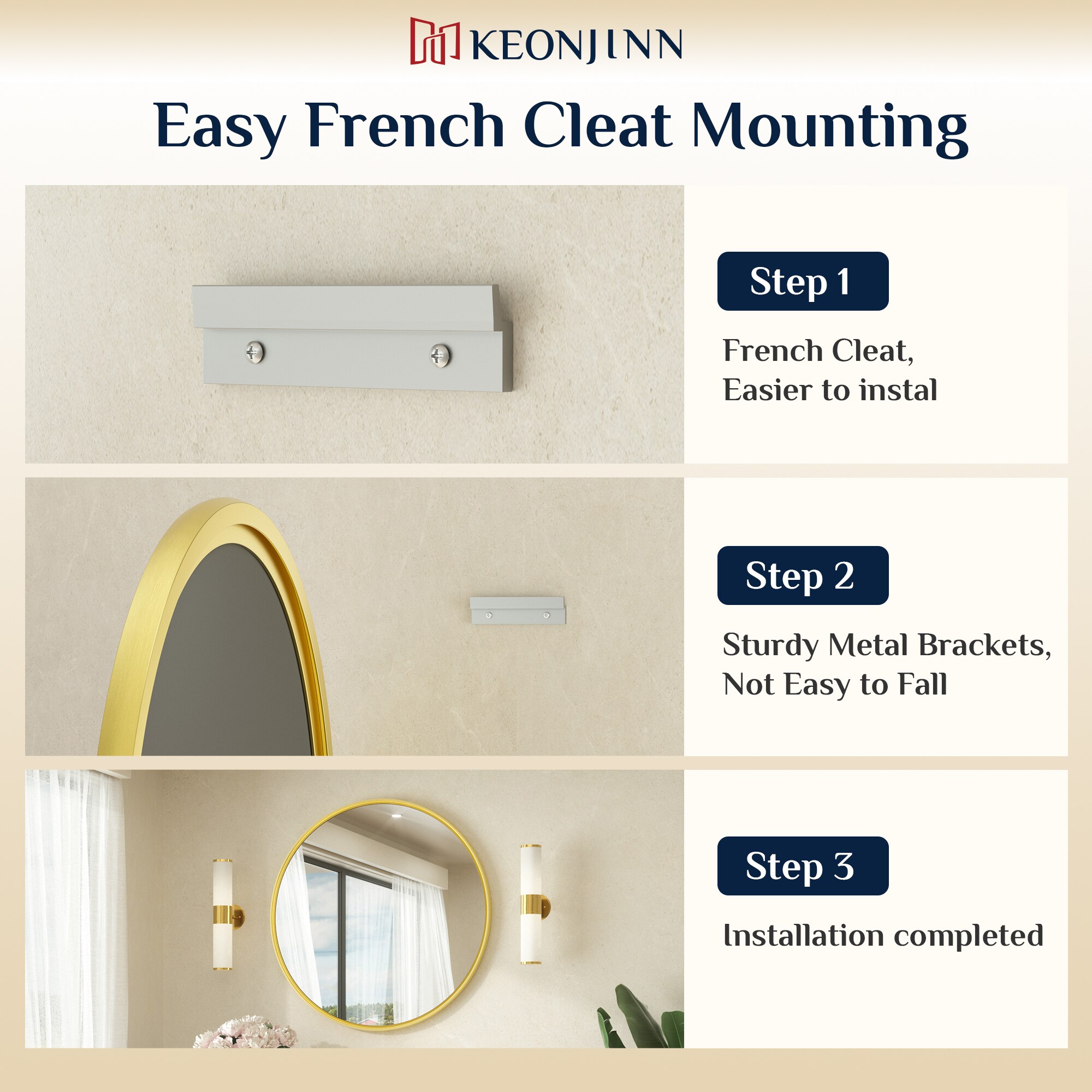 Keonjinn LW-YX18-R46GD Decor-Mirrors - View #10
