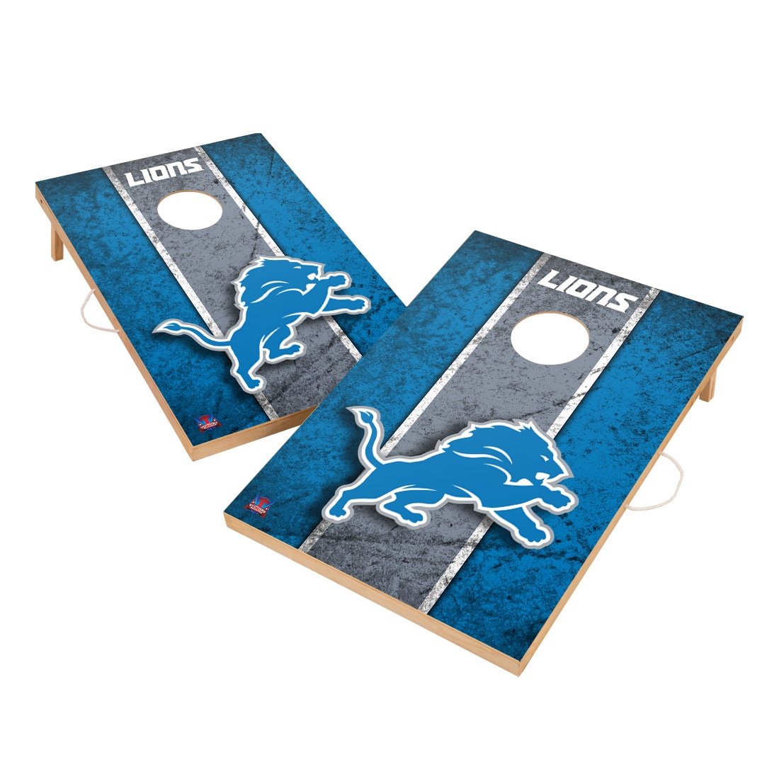 Michigan State Spartans and Detroit Lions Cornhole boards