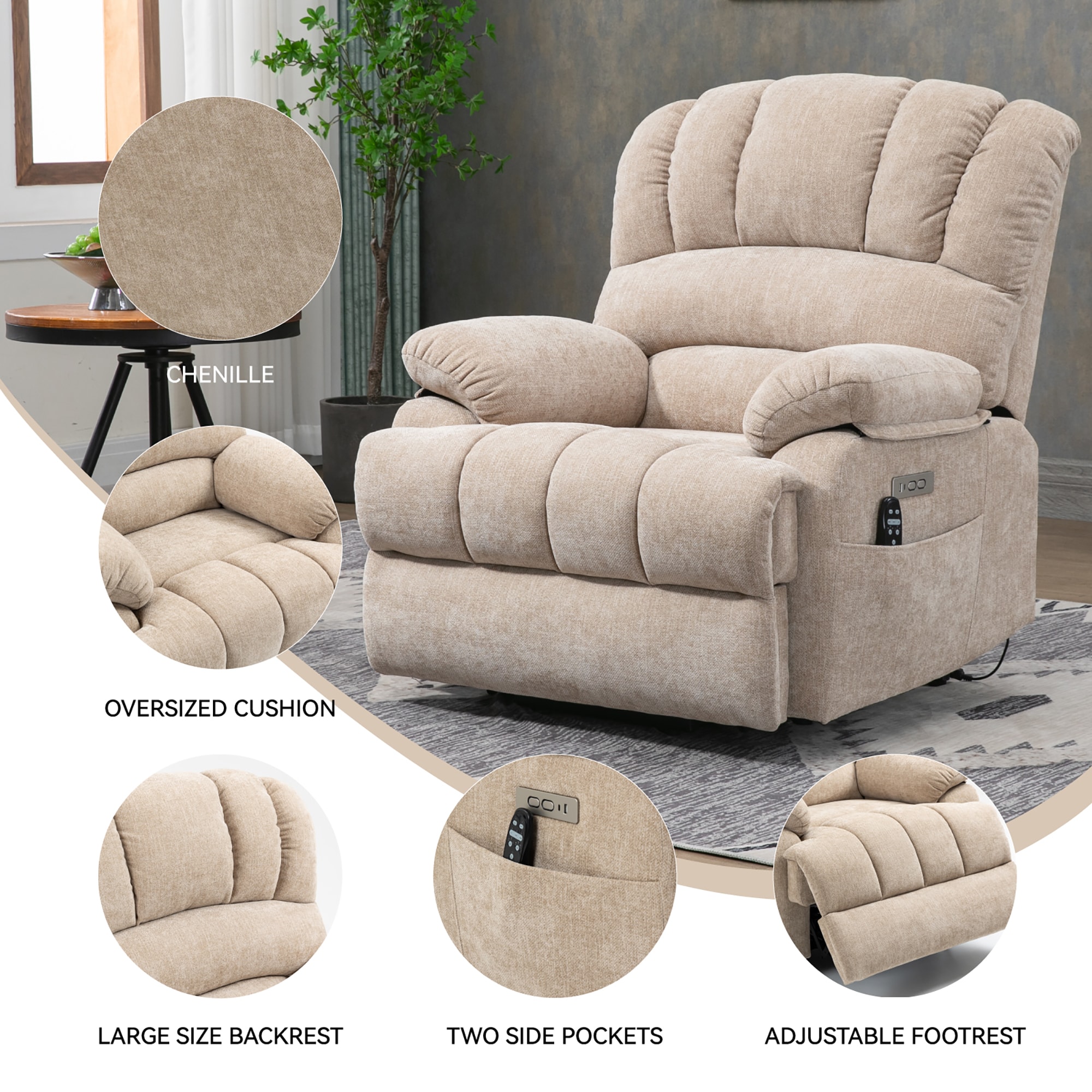 Sumyeg OR-PP192670AAD recliners - View #5