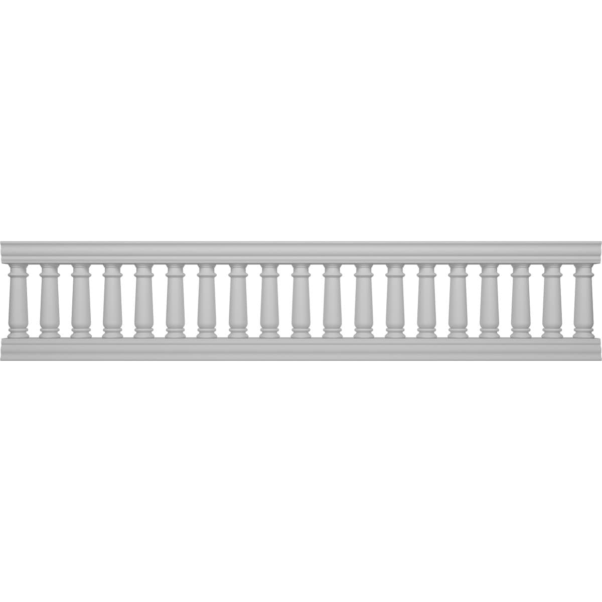 Ekena Millwork BALK32X144WEN FiberThane 12-Feet x 32-Inches Wellington Fiberglass Deck Rail Kit