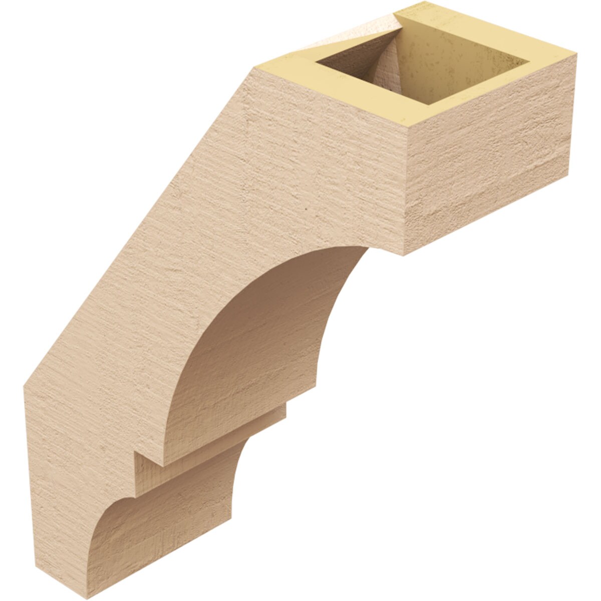 Ekena Millwork BRCUR05X12X16BOARCPR corbels - View #6