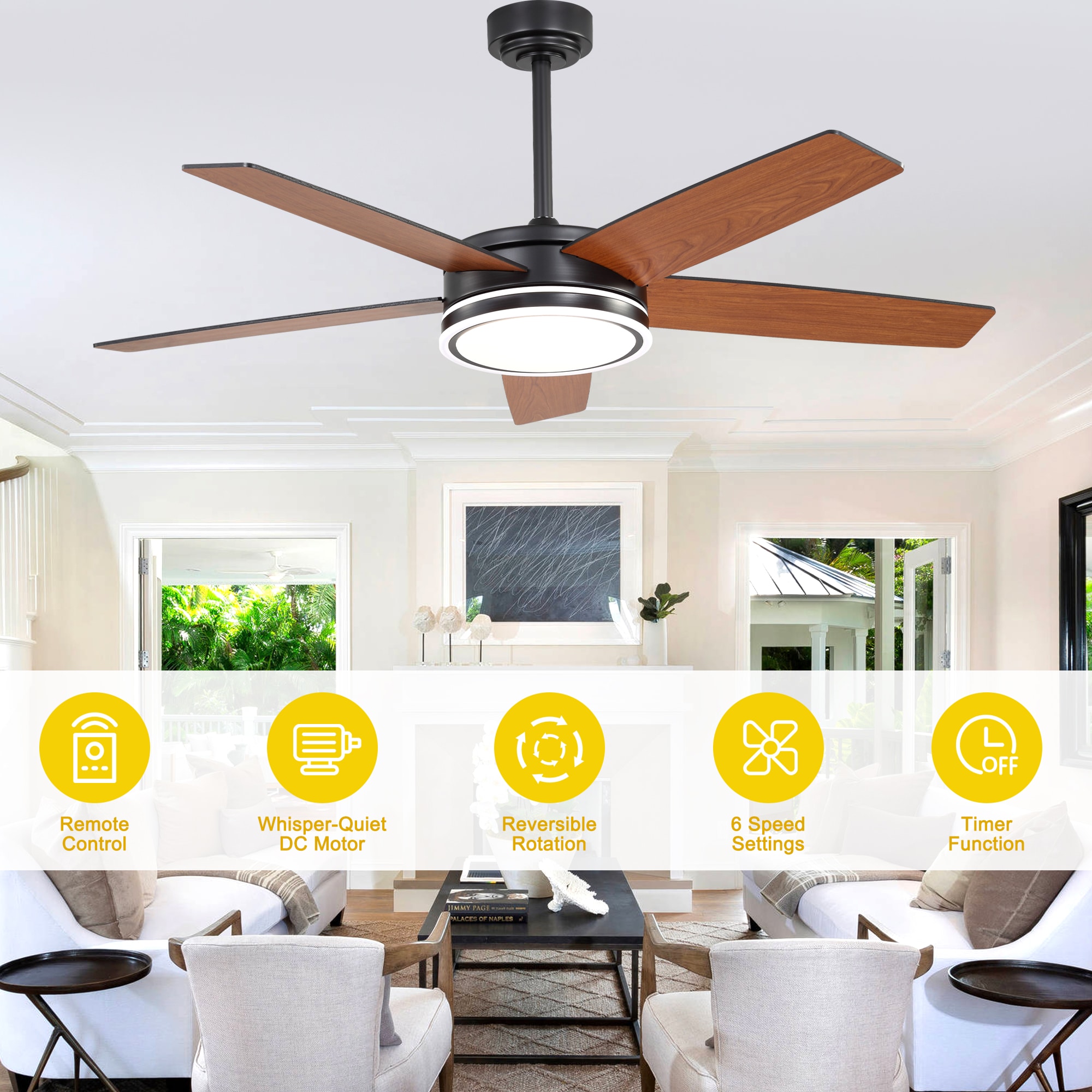 Oaks Decor DC5225OKEL-B Ceiling-Fans - View #12