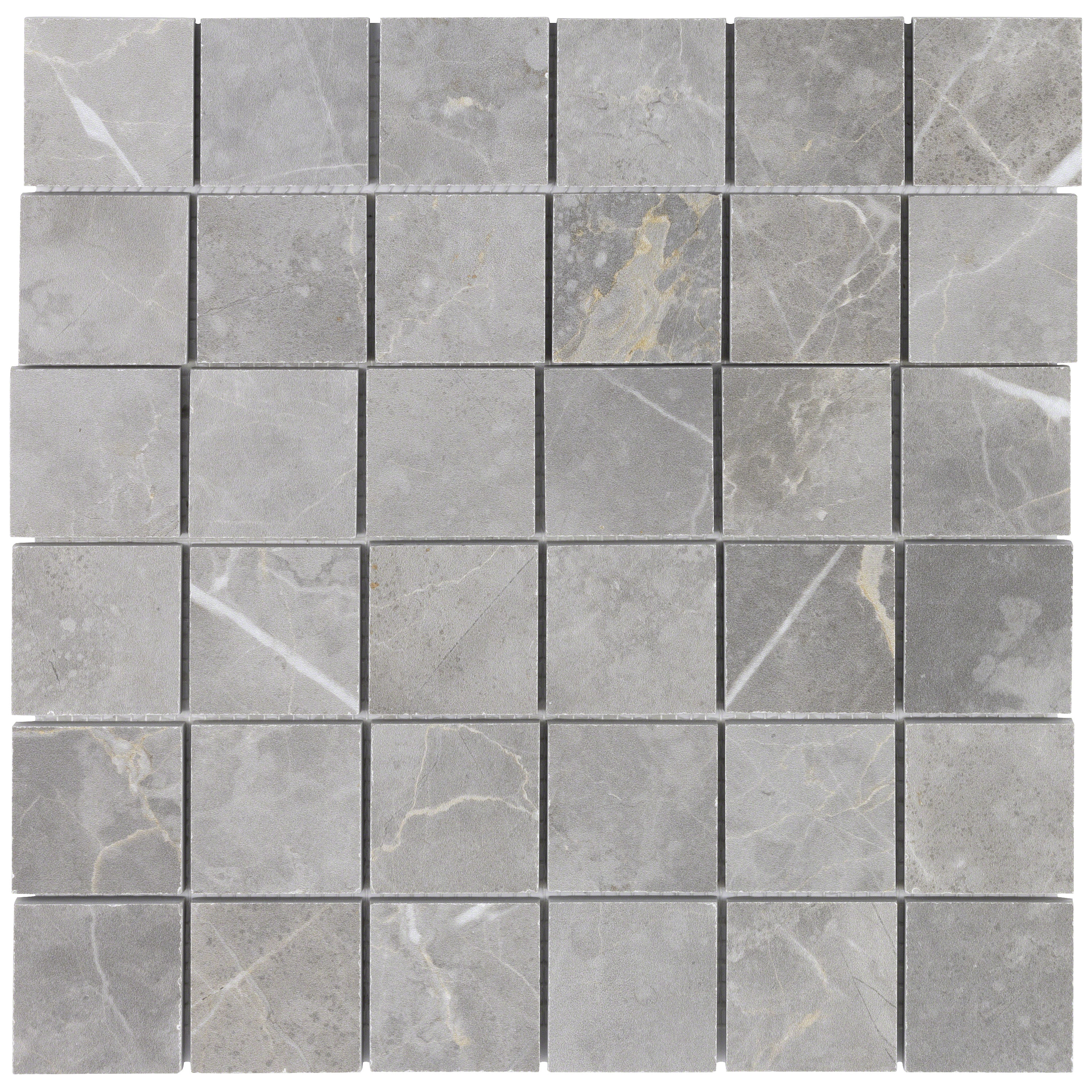 Artmore Tile EXT3RD103519 Sample- Grace Grigio 4-1/2-in x 12-3/4-in Glazed Patterned Floor and Wall Tile