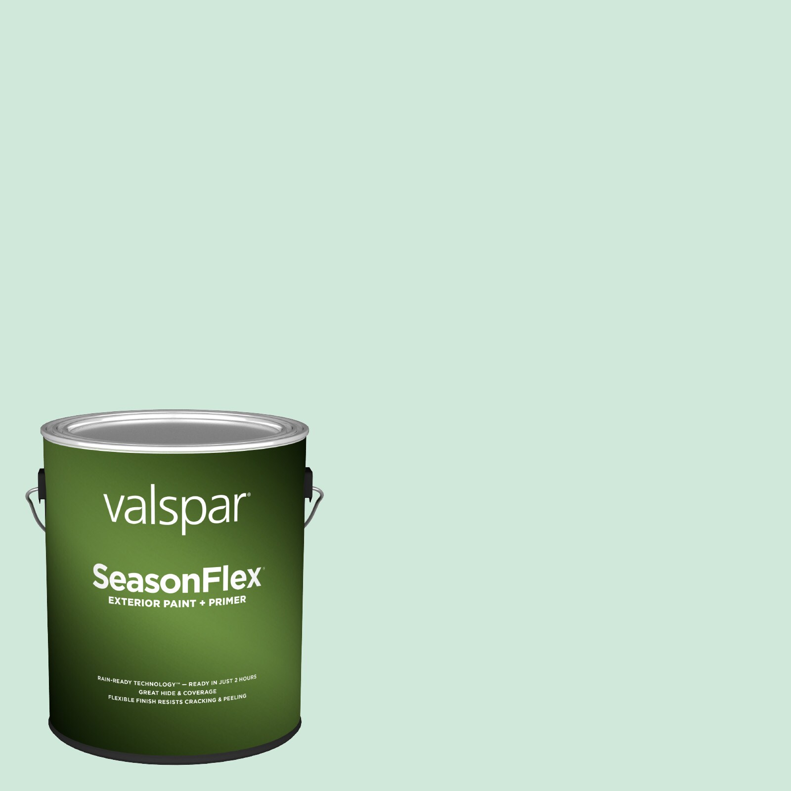 Valspar 6001-7A-936254 SeasonFlex Semi-gloss Icy Mint 6001-7A Latex Exterior Paint + Primer ( 1-gallon )