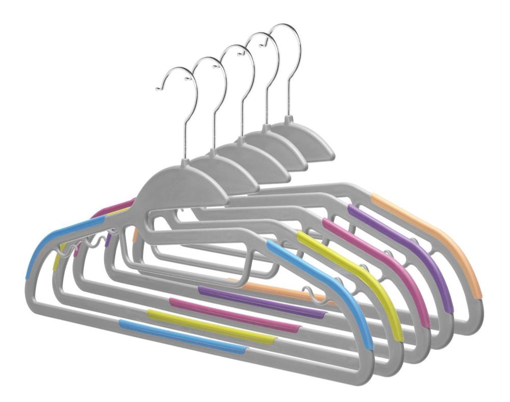 Home it USA 30-Pack Plastic Non-slip Grip Clothing Hanger in the Hangers  department at