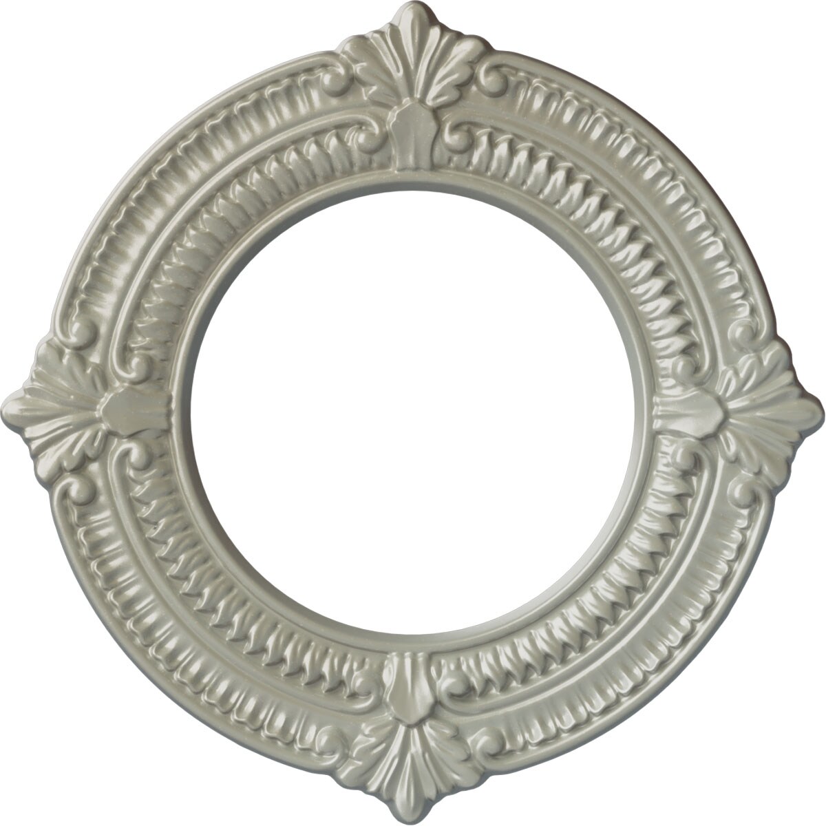 Ekena Millwork CM11BNFCS Benson 11.125-in W x 11.125-in L Painted Flash Copper Polyurethane Whole Ceiling Medallion