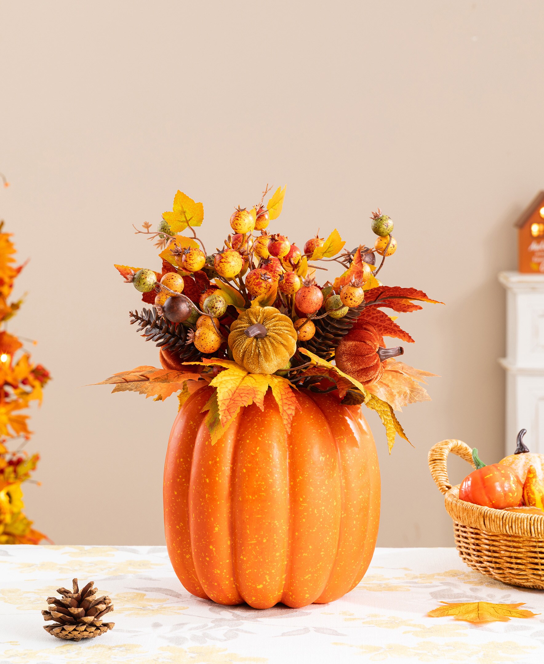 Glitzhome 2019500074 Indoor-Thanksgiving-Decor - View #5