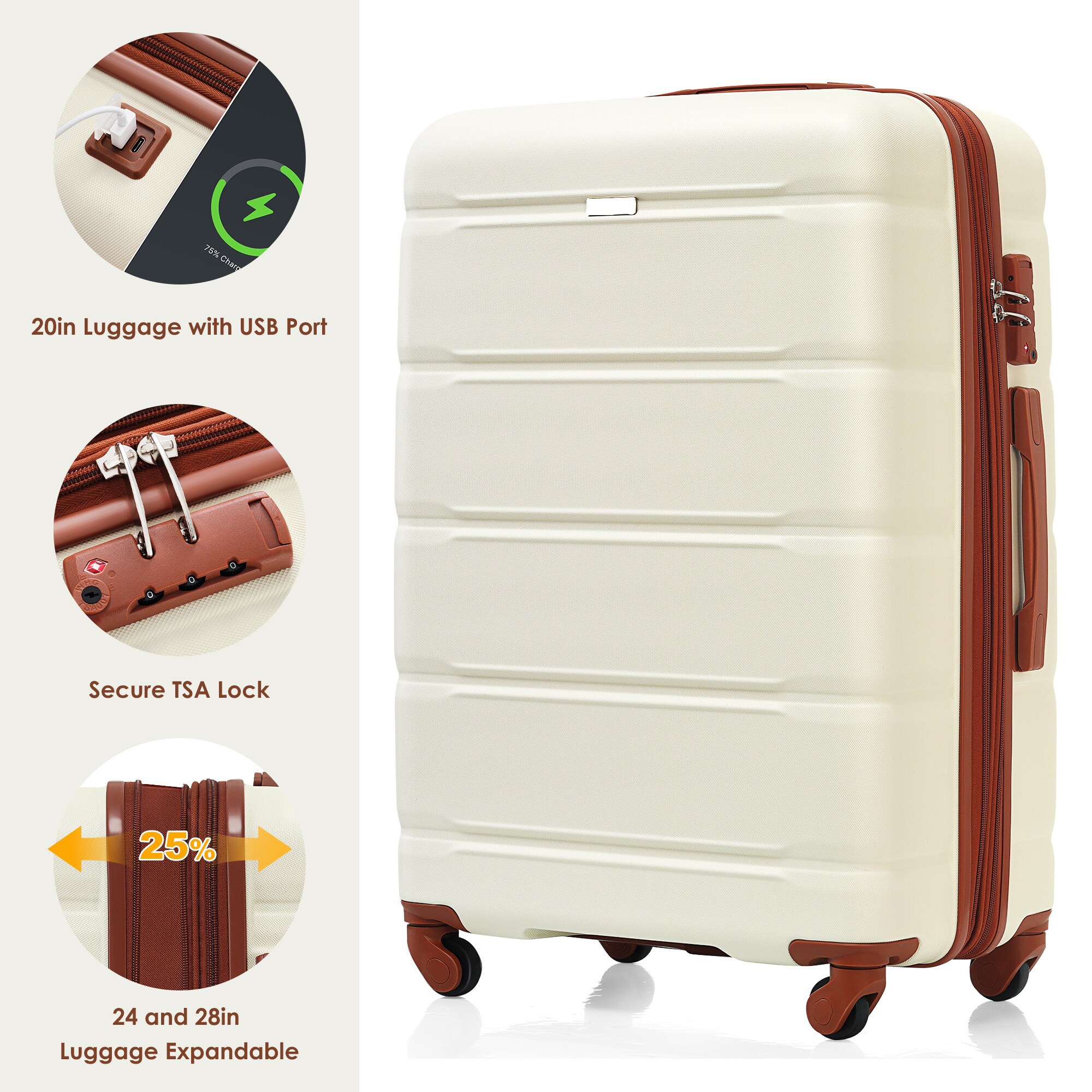 SINOFURN SYD9600011IR Luggage-And-Luggage-Sets - View #5