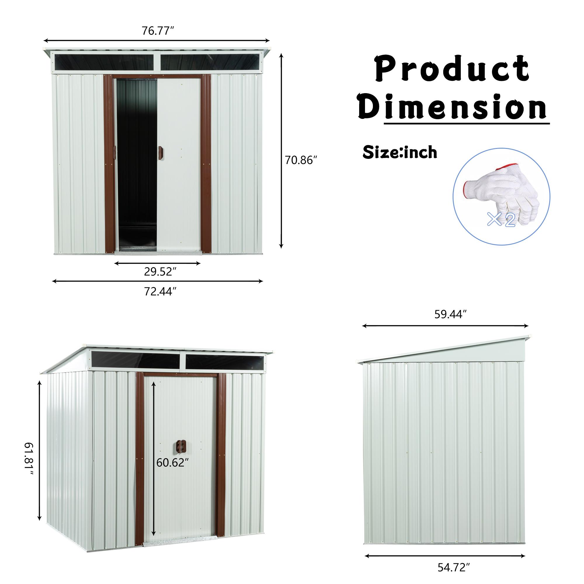 Bayfeve BF-71040-SD Metal-Storage-Buildings-Sheds - View #8