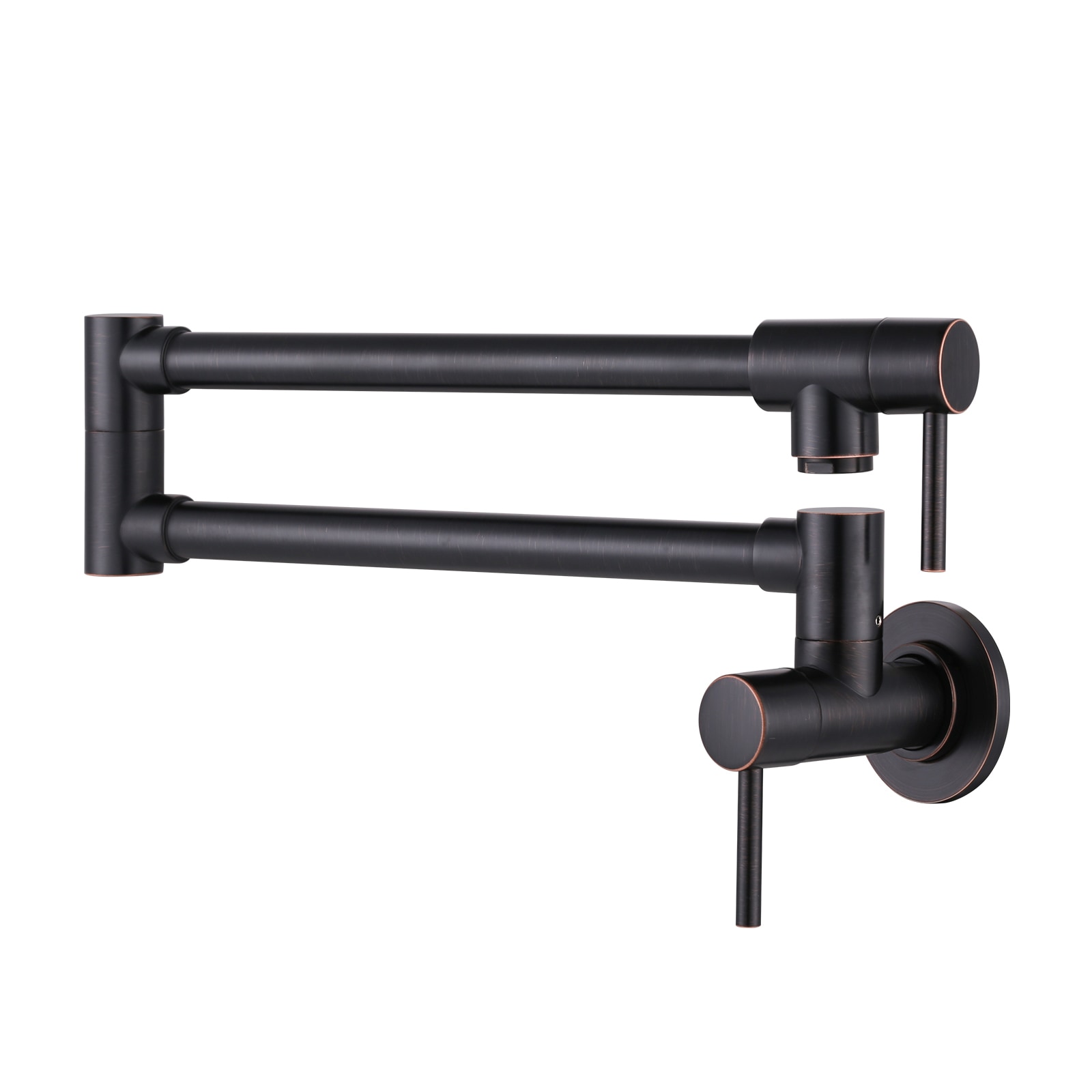 WOWOW Oil Rubbed Bronze Single Handle Wall-mount Commercial Pot Filler ...