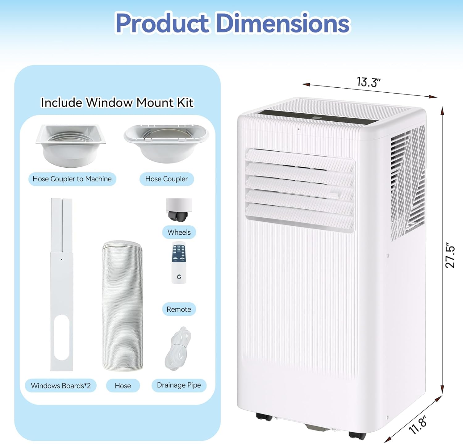 Qeetex LXLS-PHK-336UFH8G Portable-Air-Conditioners - View #2
