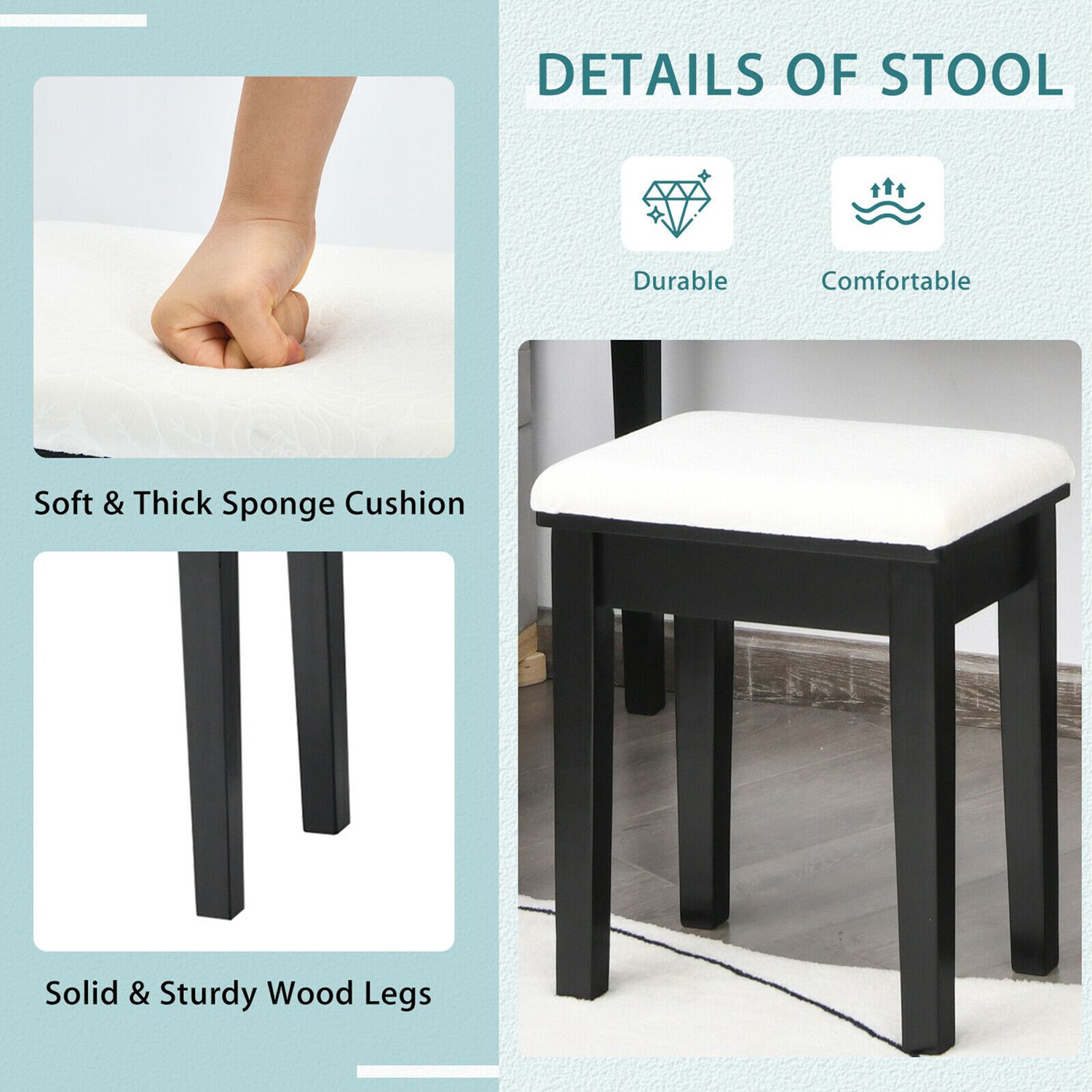 Costway CSHY000045 Bedroom-Vanities - View #8