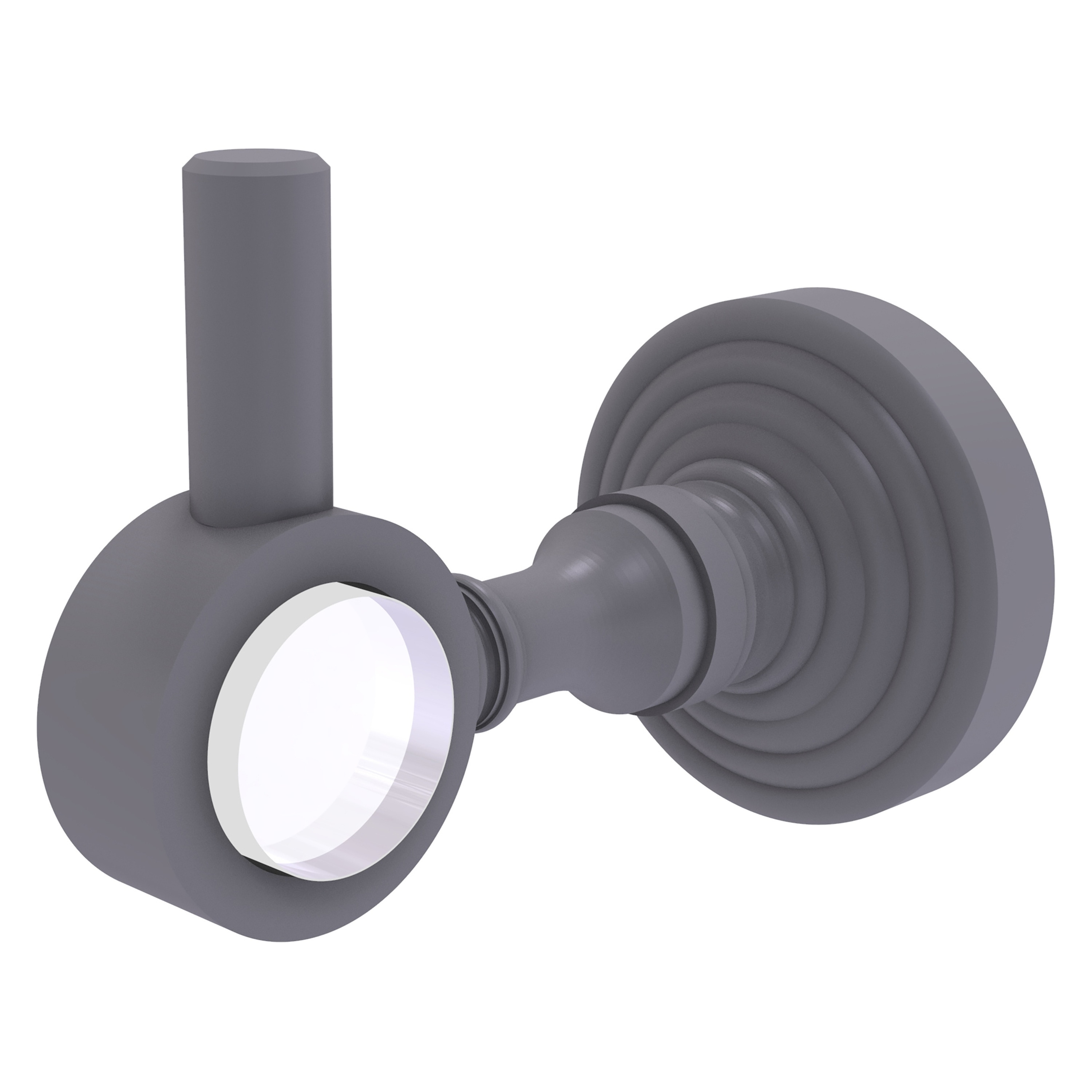 Allied Brass PG-20-GYM Pacific Grove Matte Gray Single -Hook Wall mount Towel Hook