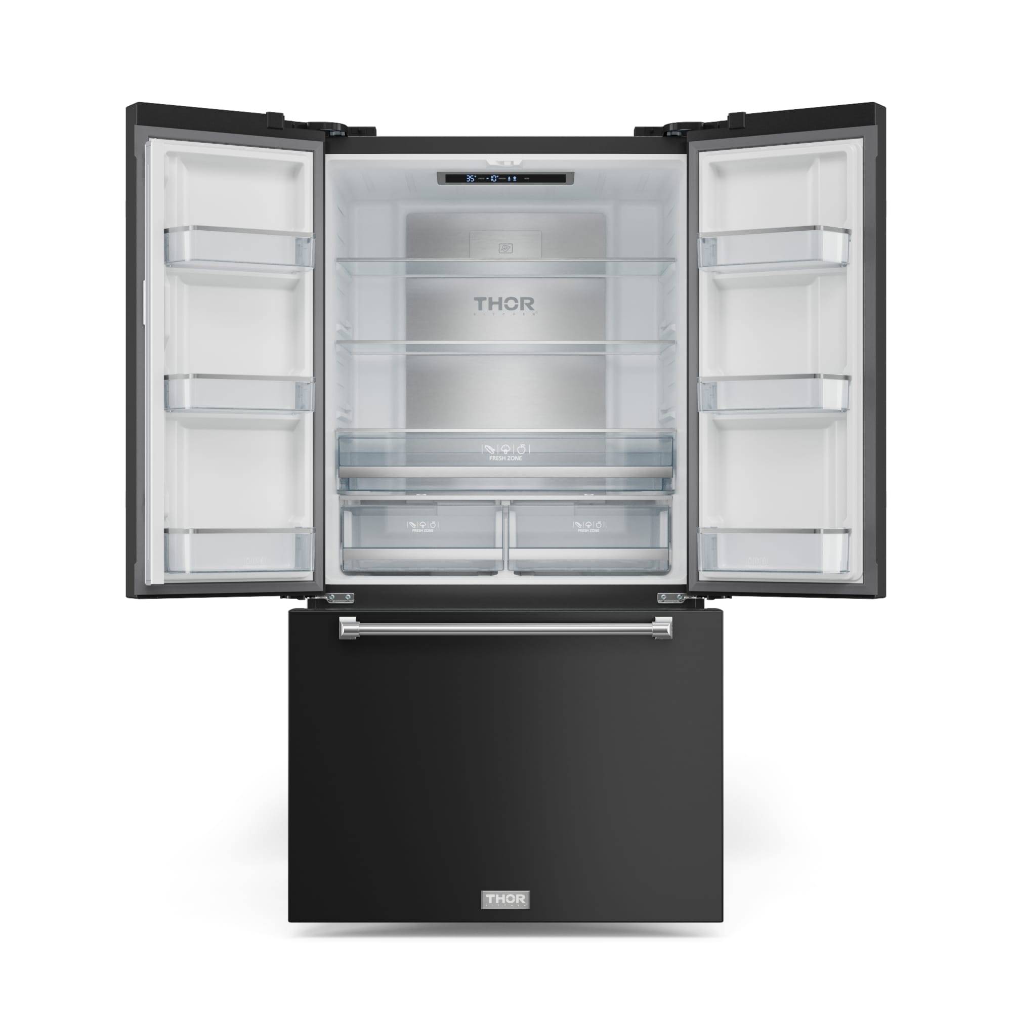 Thor Kitchen RF3621CTD00-SS French-Door-Refrigerators - View #5