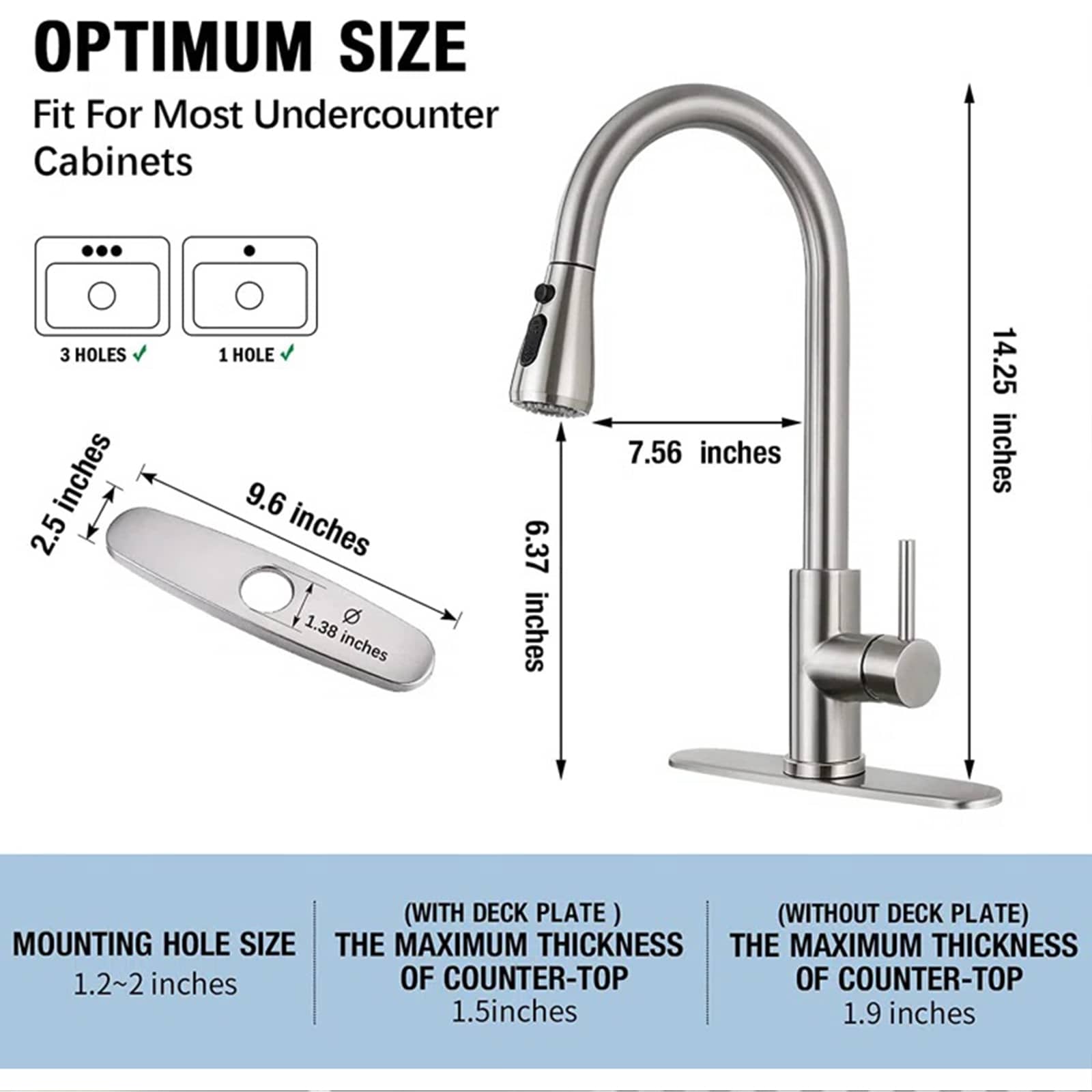 BYH B-KF002-BN Kitchen-Faucets - View #4