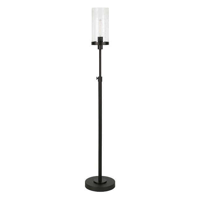 Hailey Home Frieda 66-in Blackened Bronze/Seeded Glass Floor Lamp in the Floor  Lamps department at Lowes.com