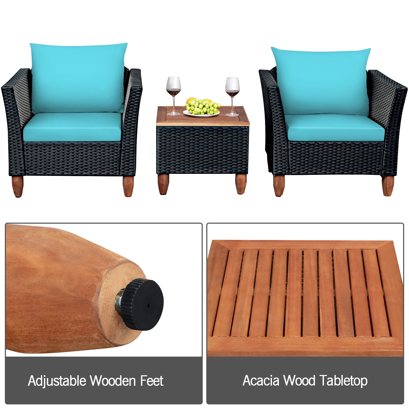 LIVIZA OUG66532TU Patio-Conversation-Sets - View #5