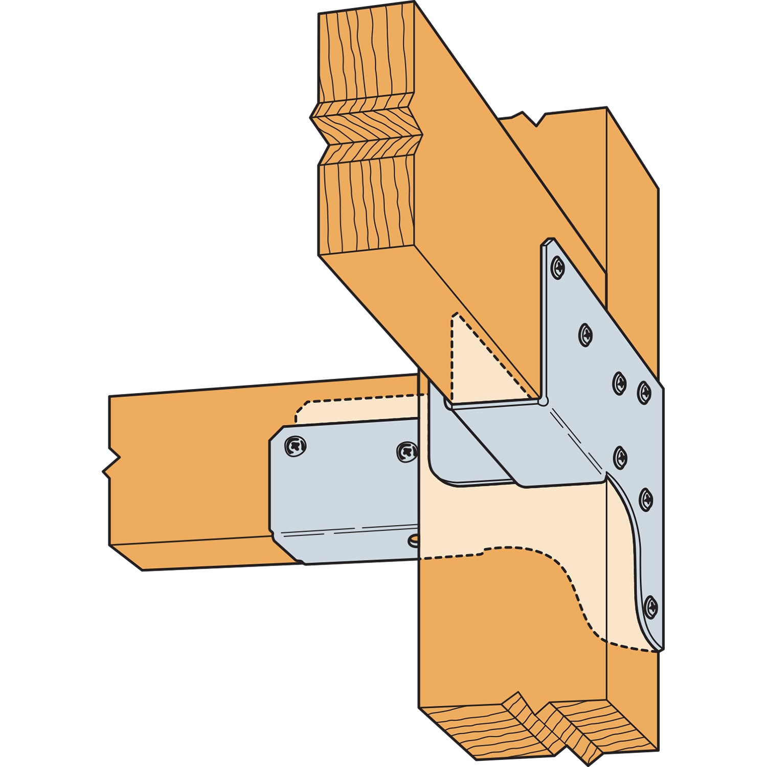 Simpson Strong-Tie RTC42 Mending-Plates-Brackets-Braces - View #2