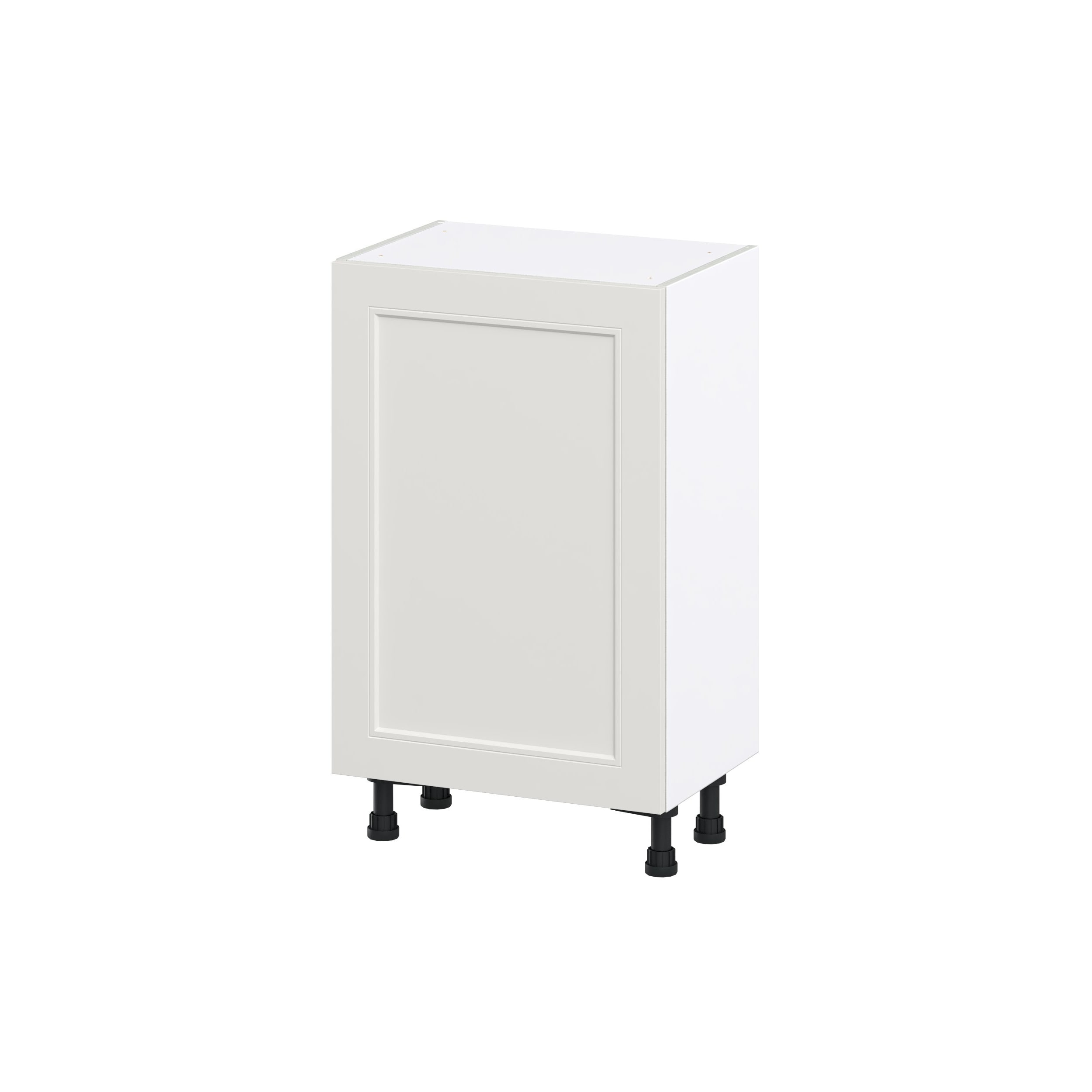 Hugo&Borg Belcourt 21-in W x 34.5-in H x 14-in D Gray Painted Base Fully Assembled Cabinet (Recessed Panel Shaker Door Style)