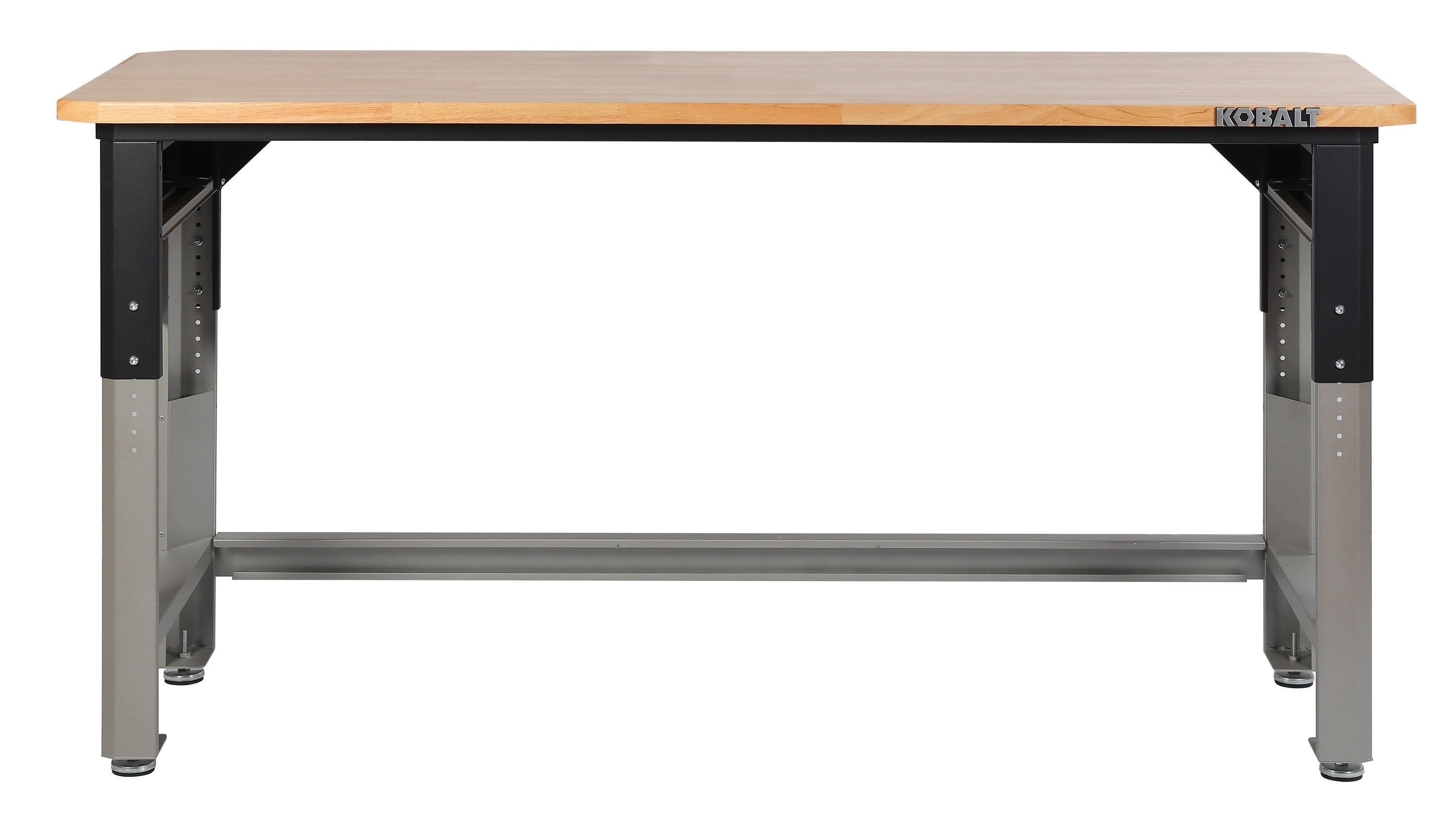 Kobalt 38.5-in H Plain Wood Color, Grey Wood Work Bench at