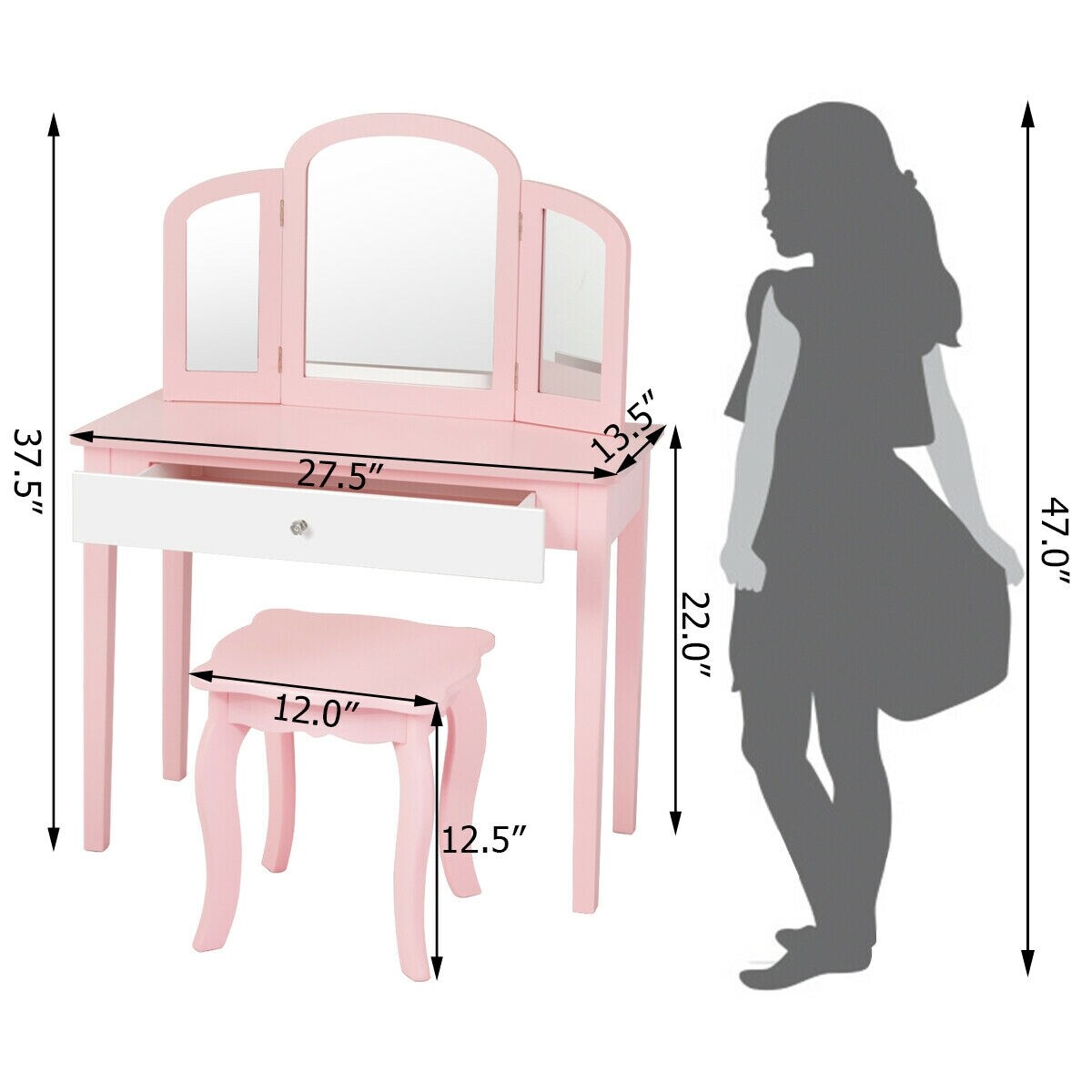 Slickblue D-CO-IP45346WH Bedroom-Vanities - View #5