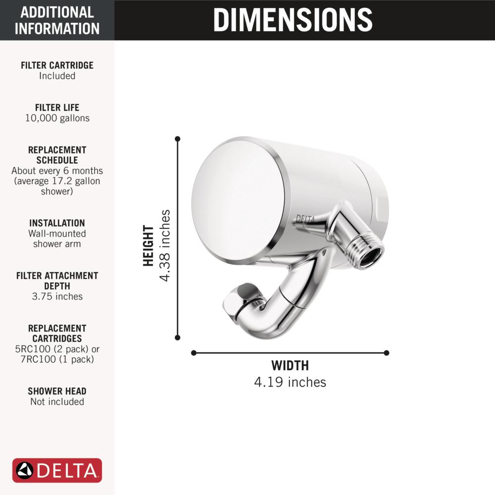 Delta 5SF100 Shower-Head-Filters - View #7