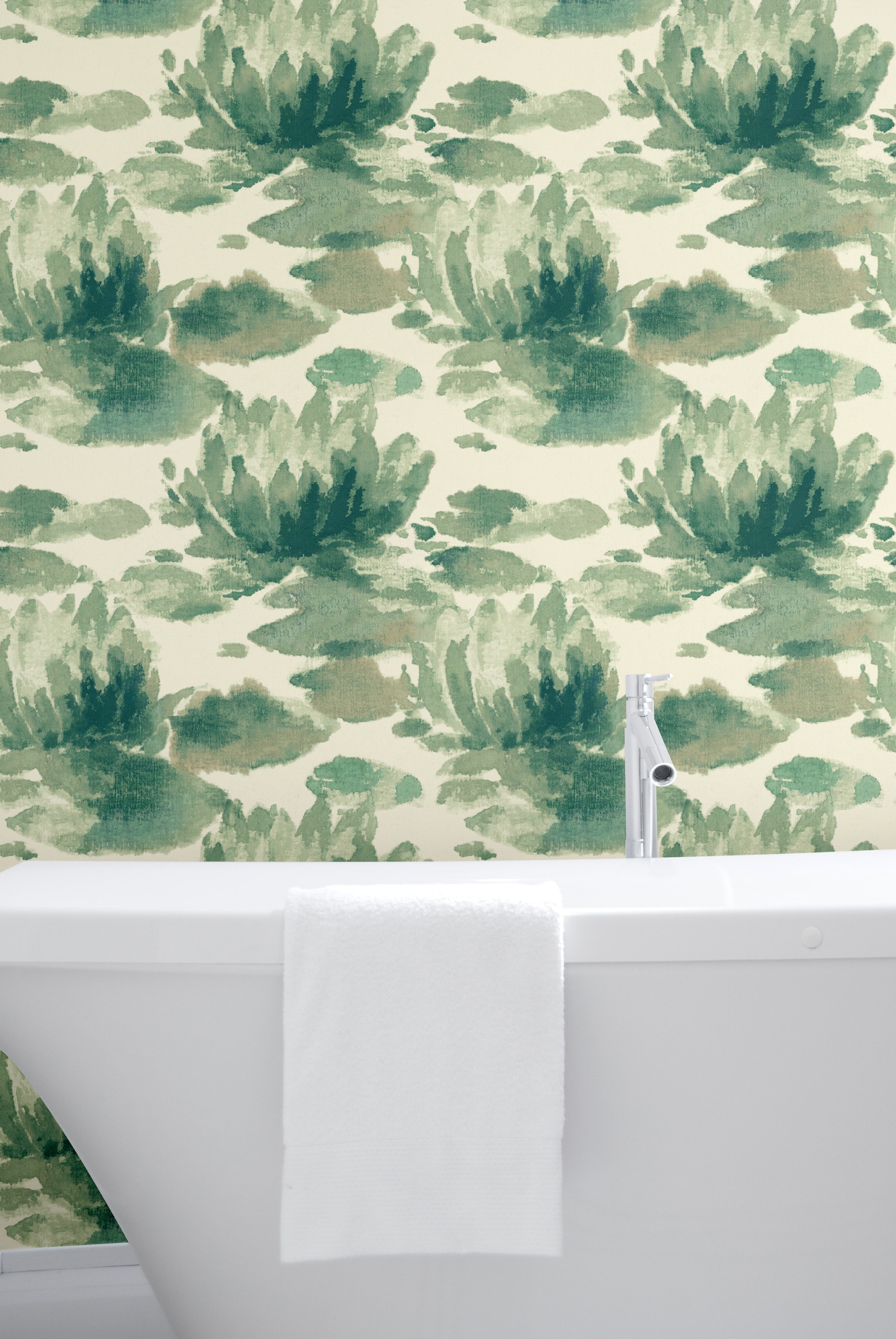 York Wallcoverings NA0526 Candice Olson Botanical Dreams 60.8-Sq. Feet Green Non-woven Ivy/Vines Unpasted Wallpaper