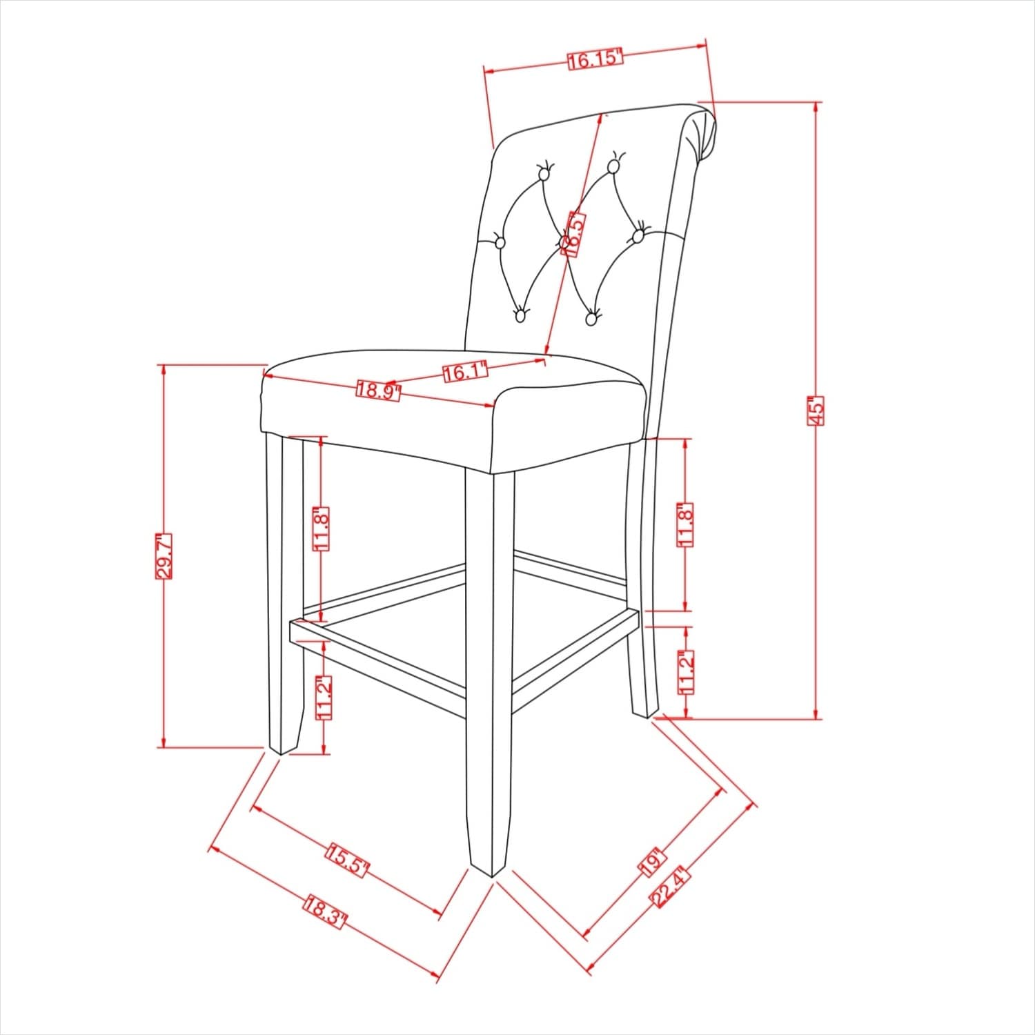 Watnature NDJ1P15B7P4Z Dining-Chairs - View #5