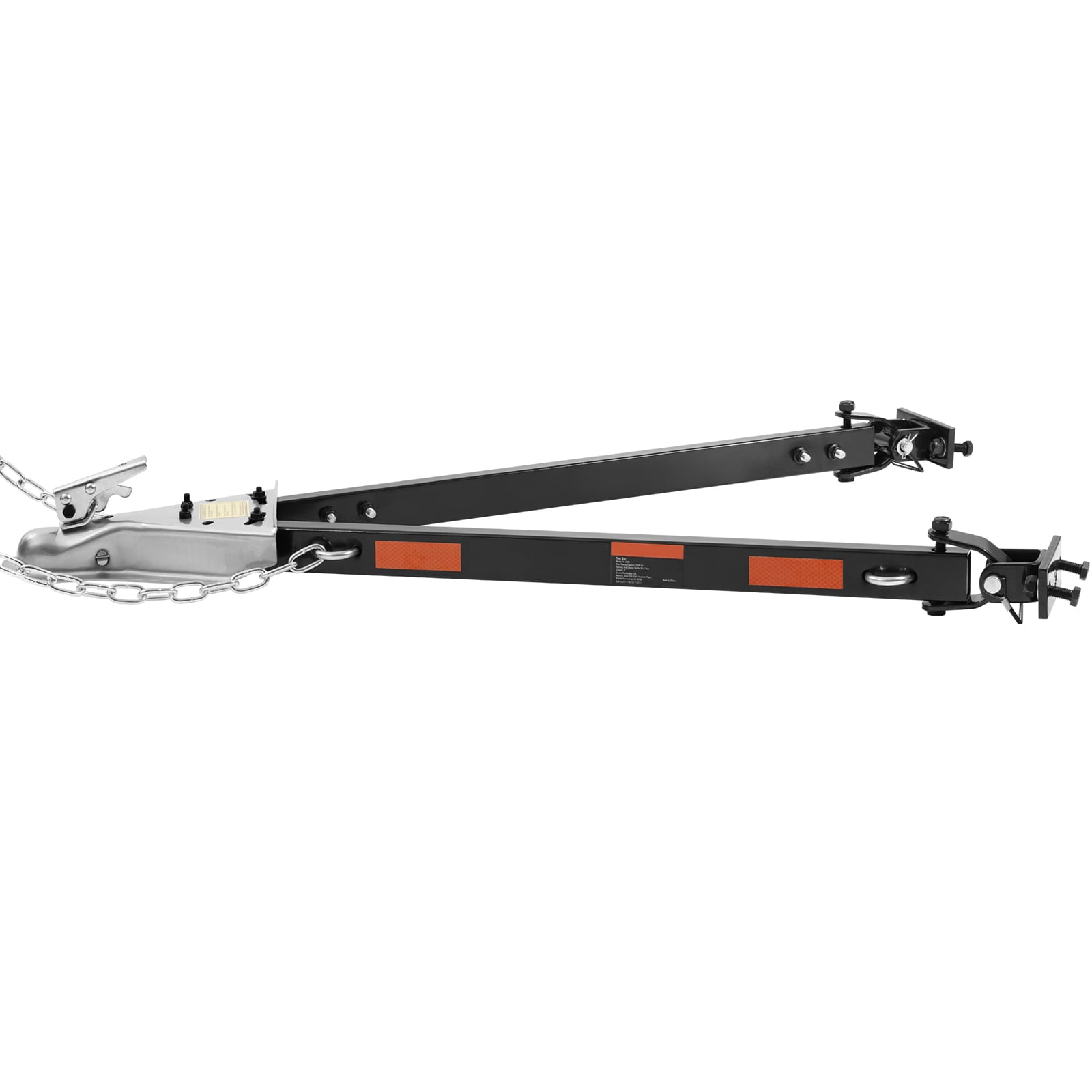 SVOPES Tow Bar. Alloy Steel with Powder Coating. 5500 lb. Load Capacity. Bumper-Mounted Universal Tie Rod. Compatible with 2 in. Ball Hitch. 39.4 in. Span #SVOPESOHQLJB509061V0