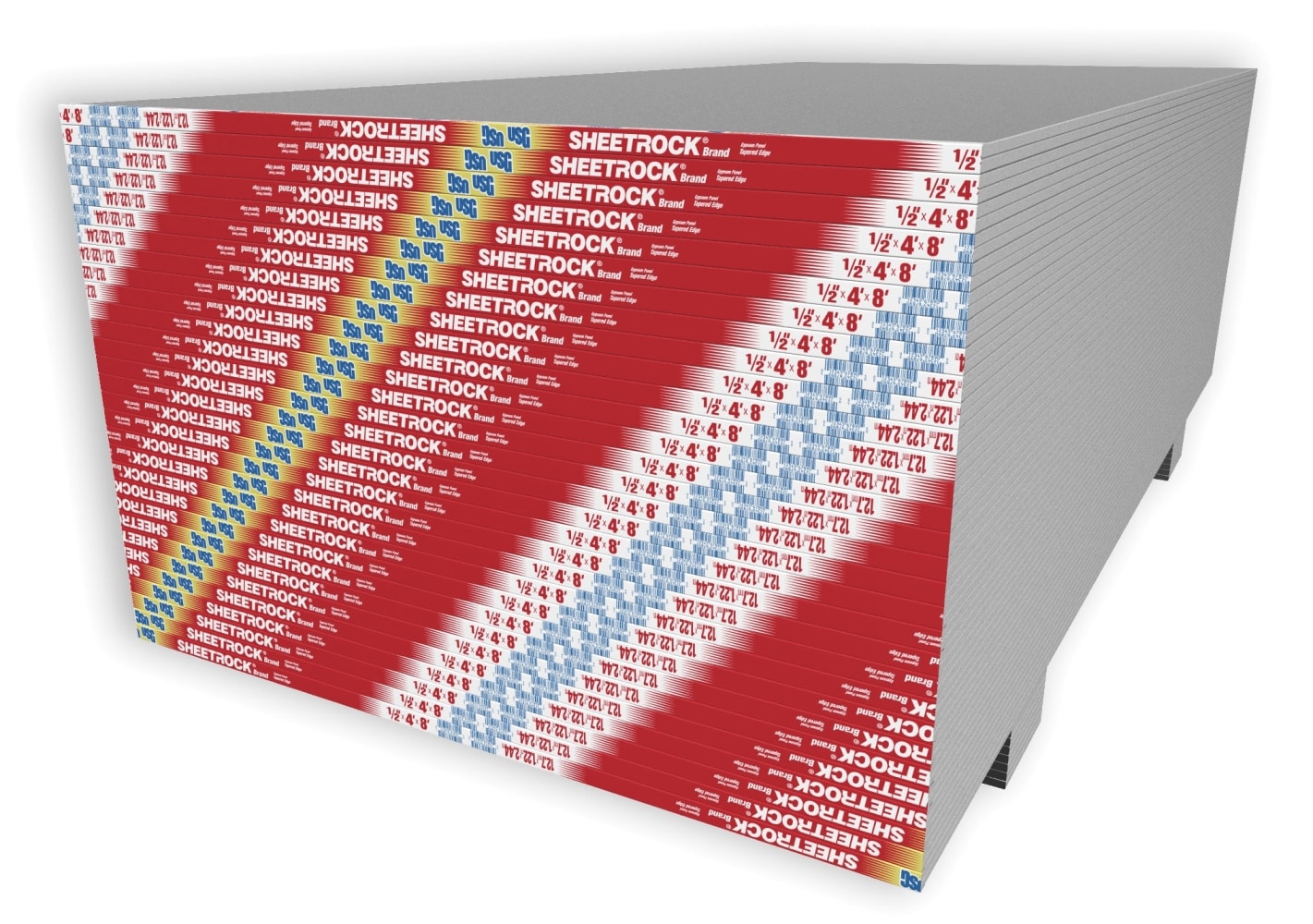 SHEETROCK Brand 14109012208 3/8-in x 4-ft x 8-ft