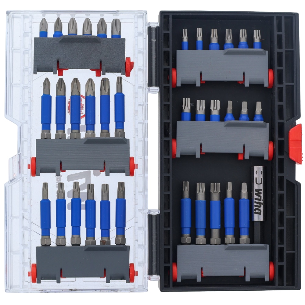 Wiha 76836 Impact Driver Bit Set 36 -Piece