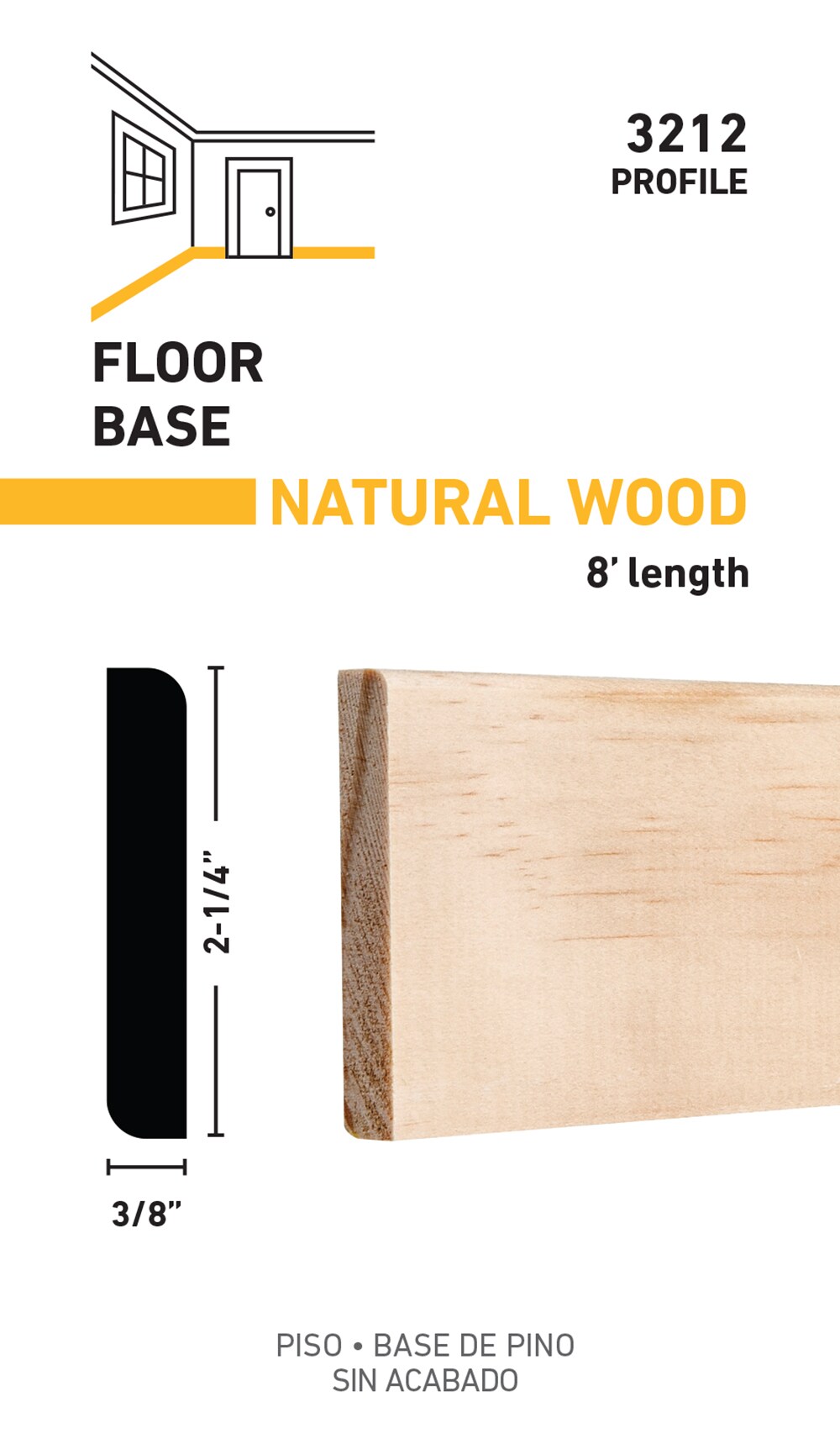 RELIABILT L0032128 Baseboard-Moulding - View #2