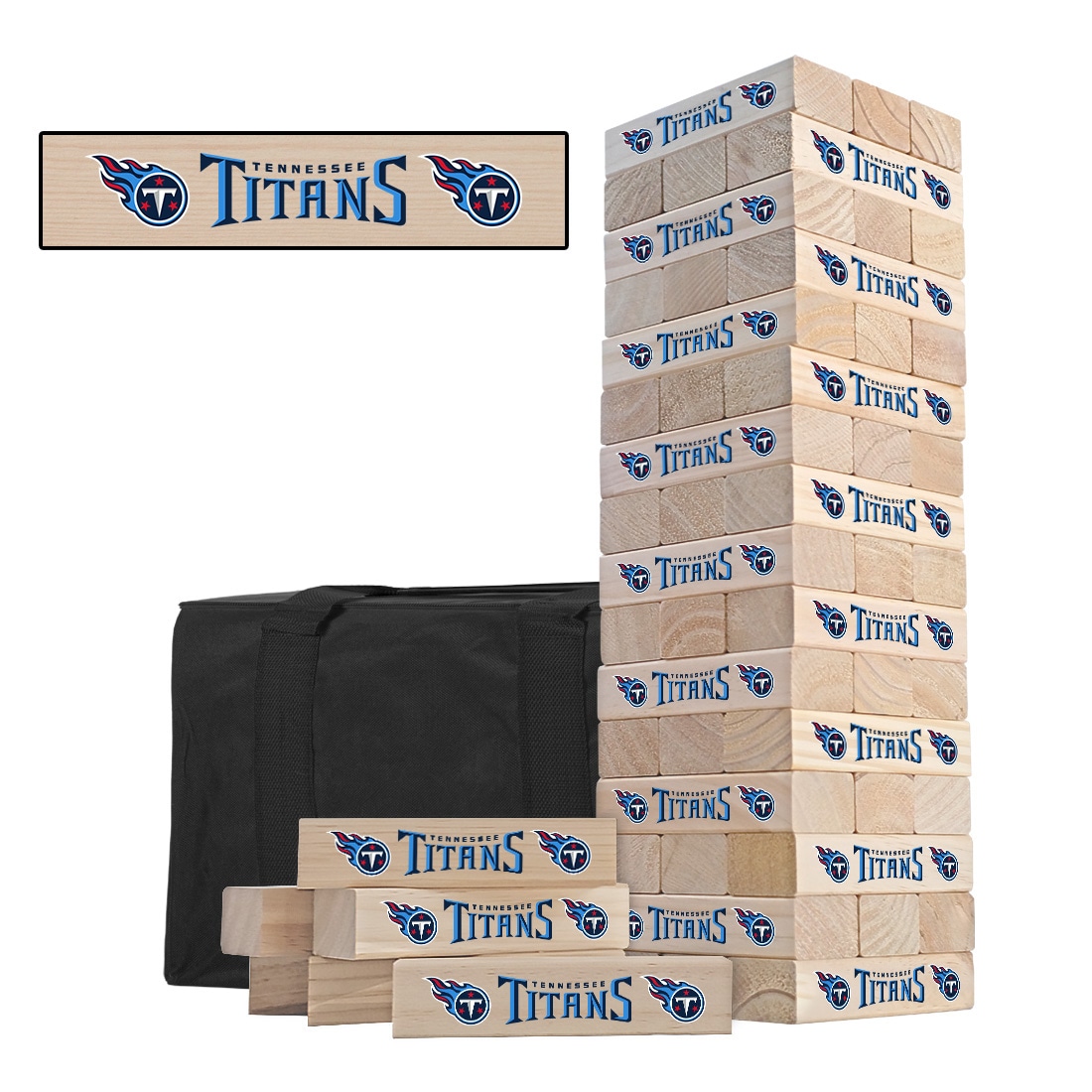 Victory Tailgate Tennessee Titans Outdoor Stacking Game in the Party Games  department at