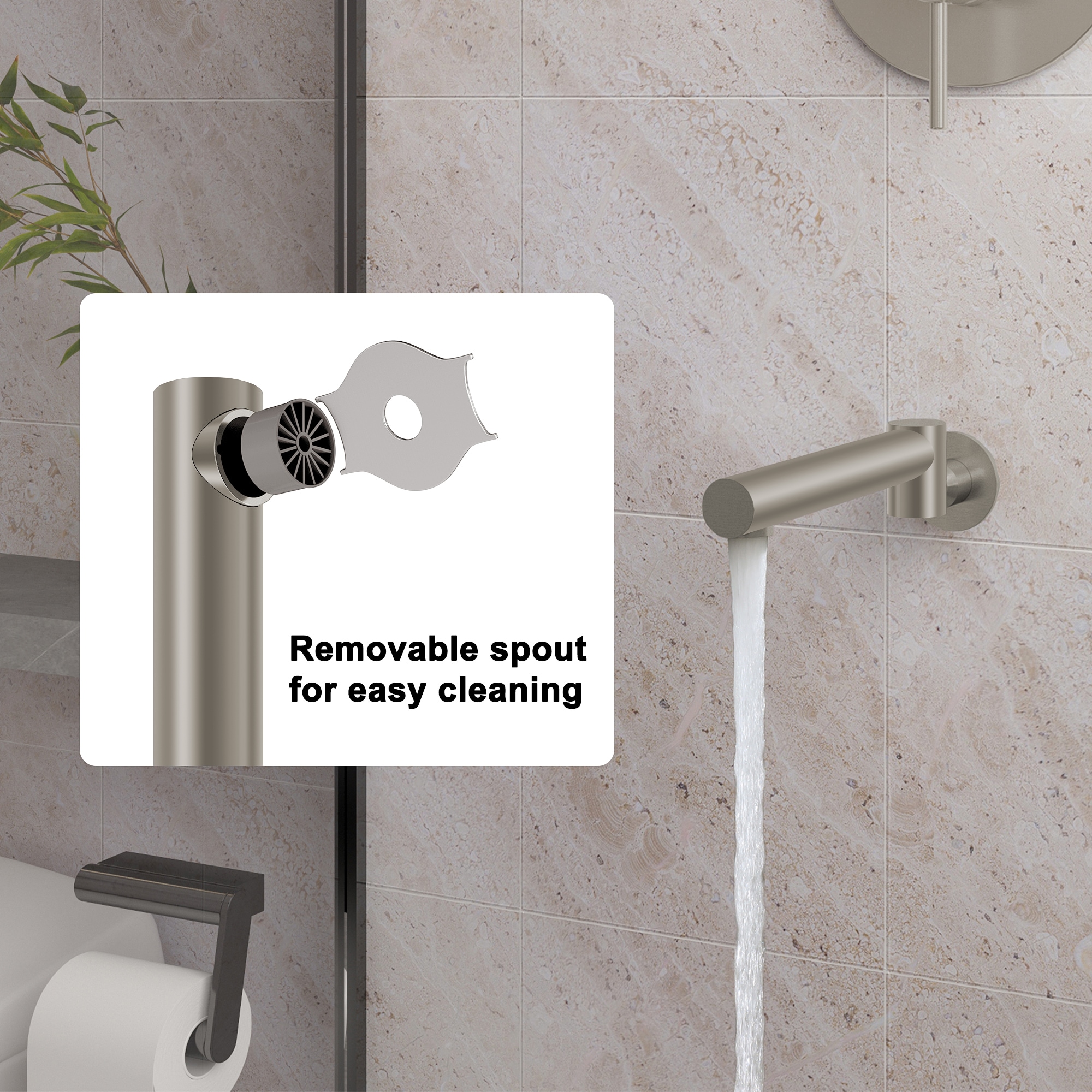 Clihome CHMS-16BN-A3806 Showerhead-Bar-Panels - View #7