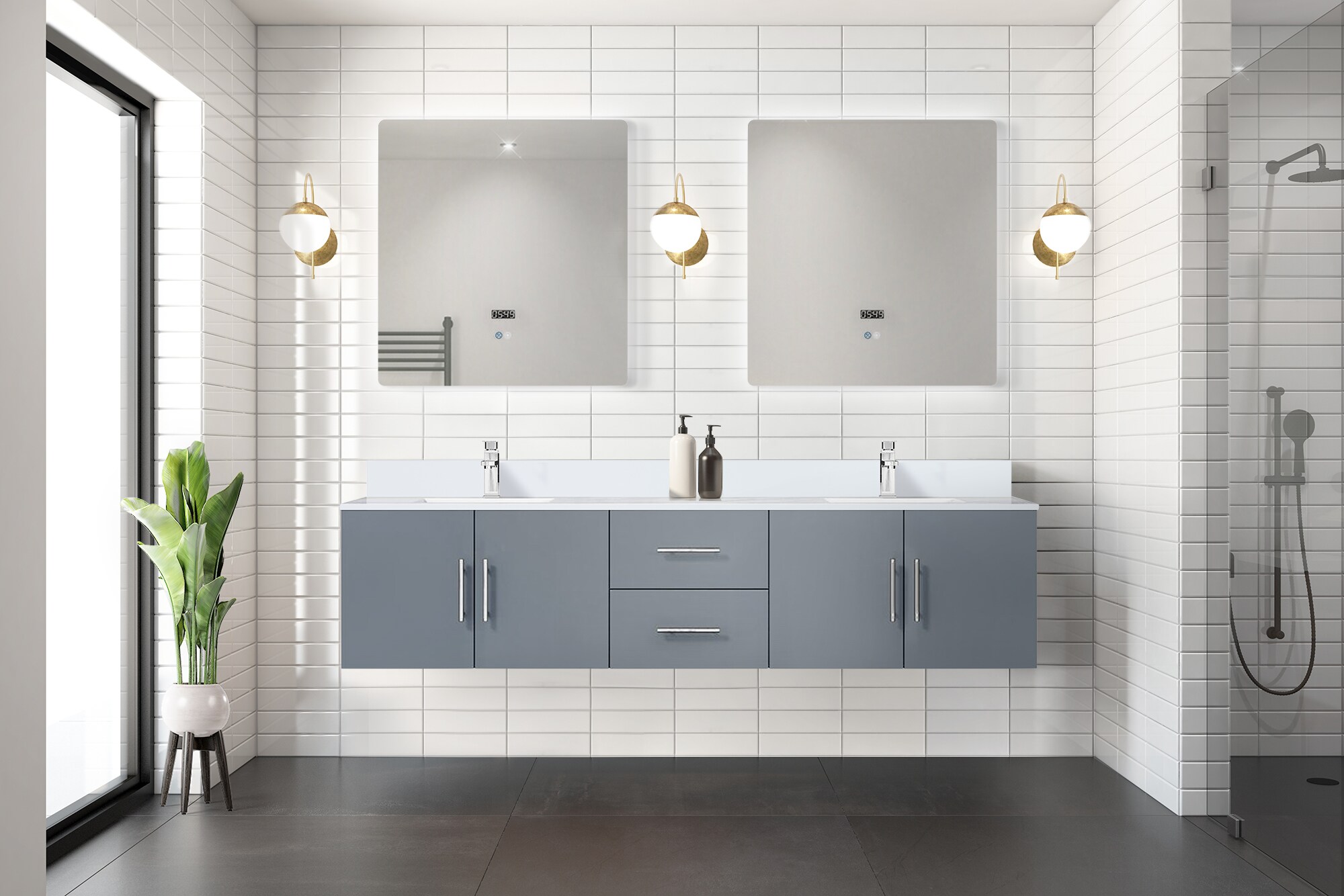 Lexora LVG80DB200 Bath-Vanity-Combo - View #8