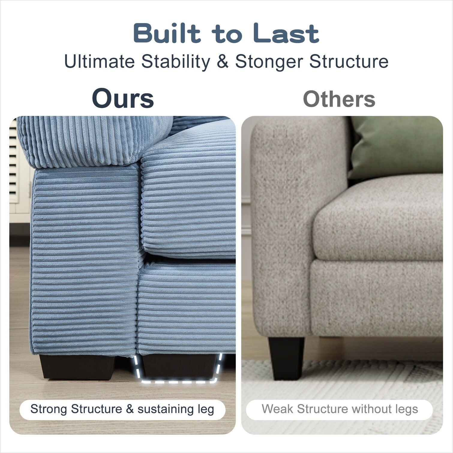 SunJet QVXJPP4UBE6G Sofas-Loveseats - View #3